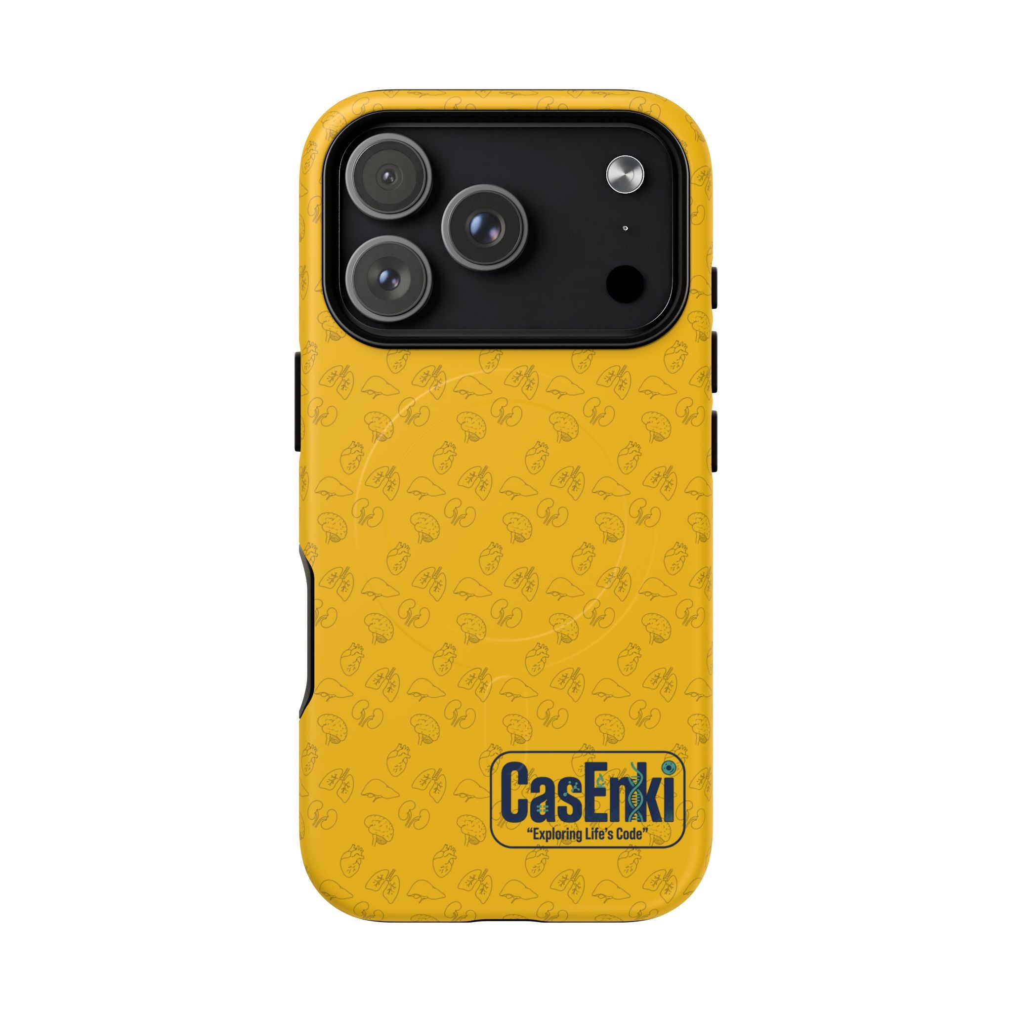 Magnetic Tough Phone Case — Clear Protective Case with Subtle Pattern