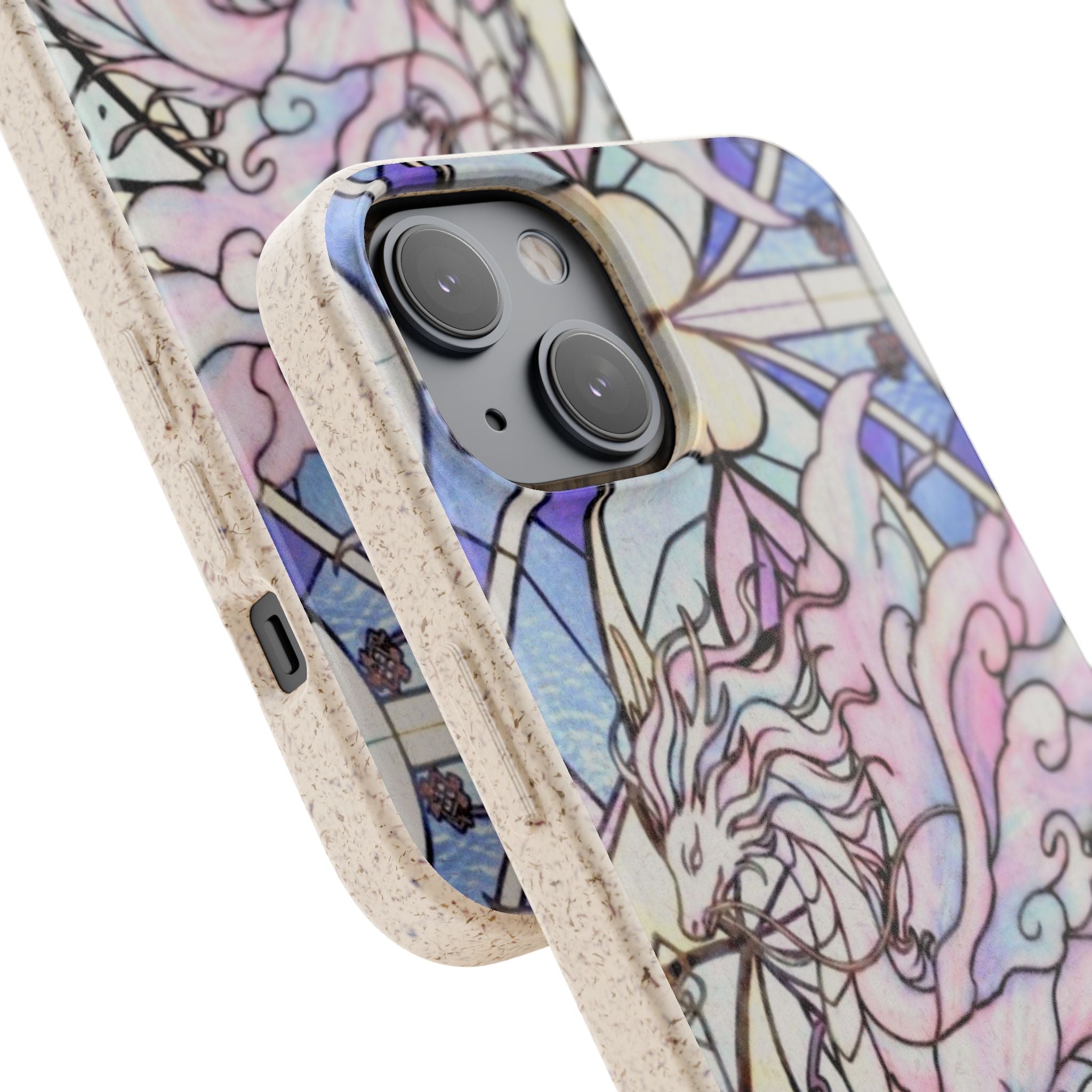 Special MOUMONS024 stained glass biodegradable Phone Case