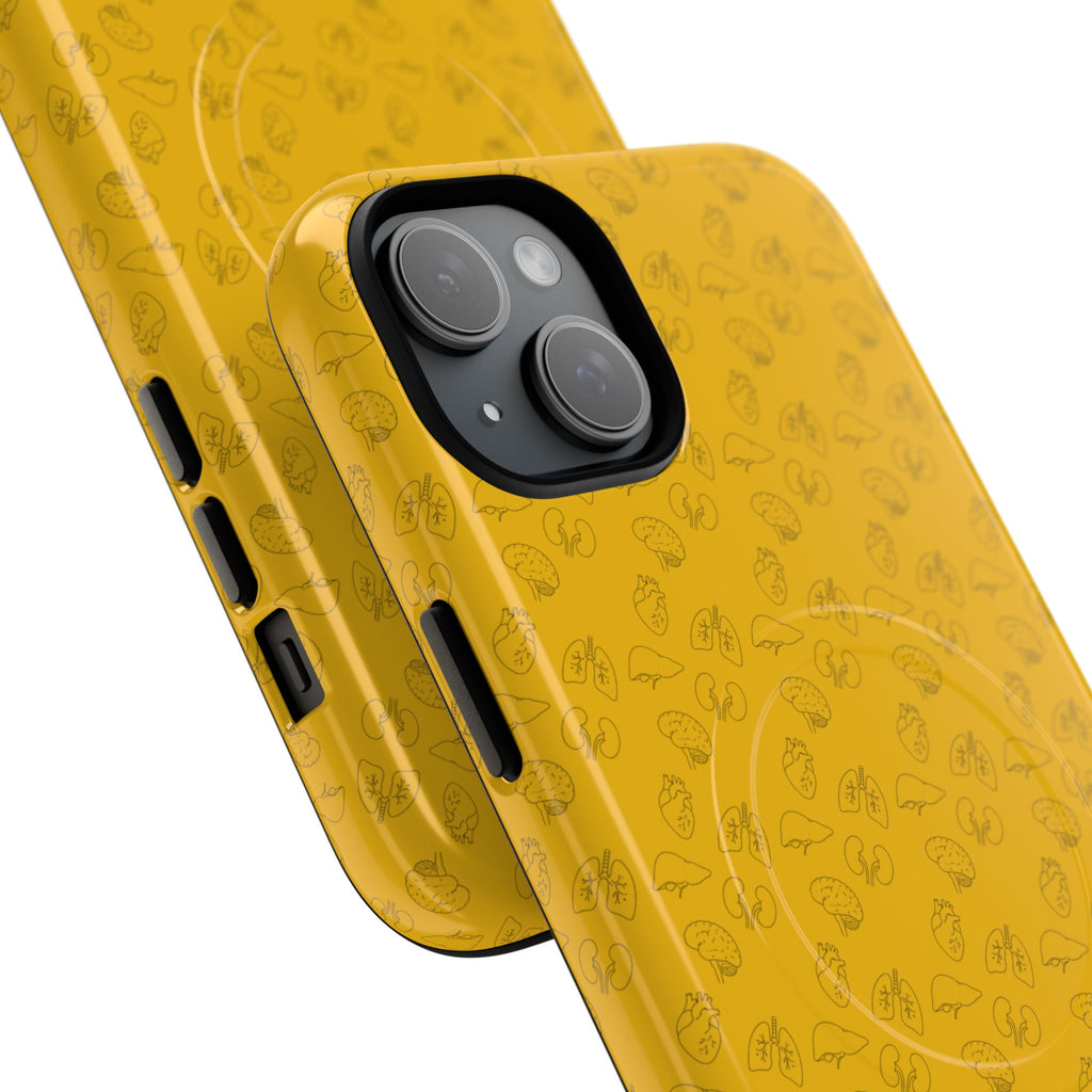 Magnetic Tough Phone Case — Clear Protective Case with Subtle Pattern