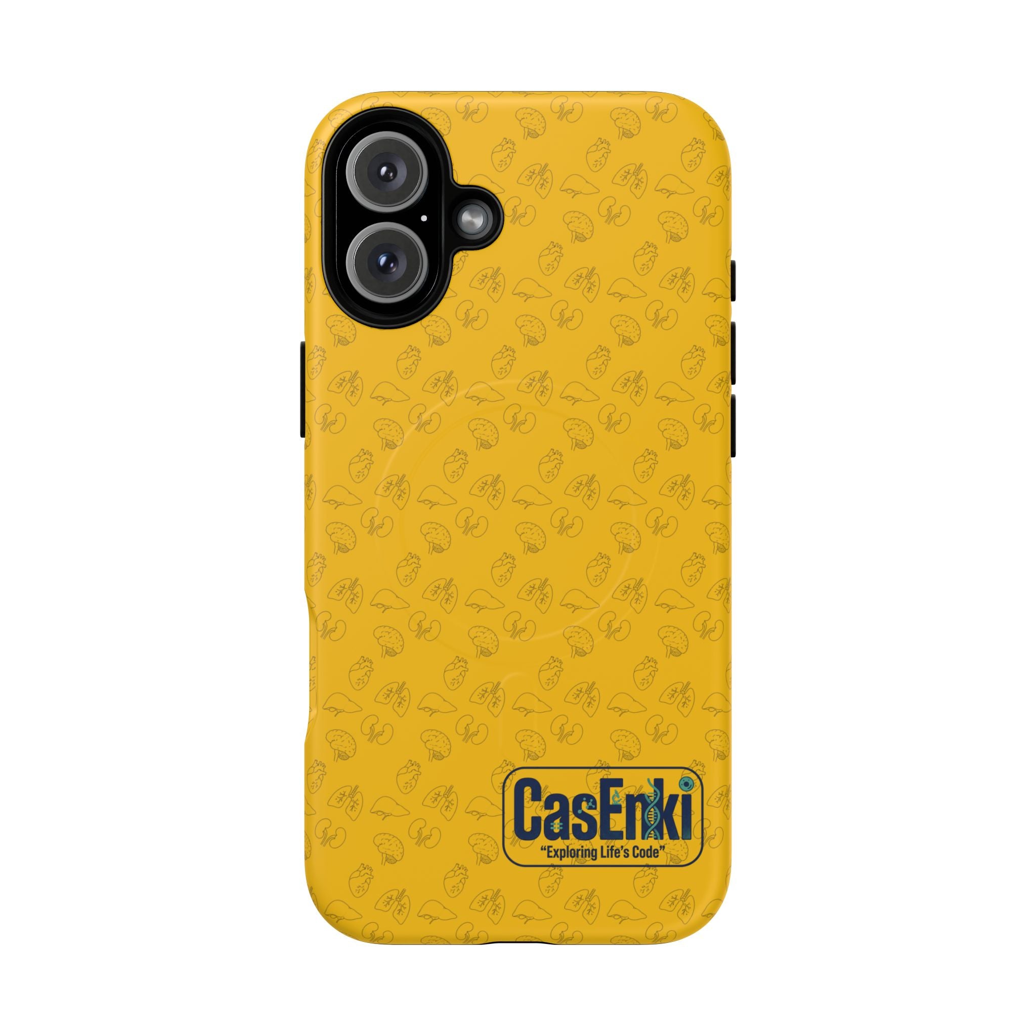 Magnetic Tough Phone Case — Clear Protective Case with Subtle Pattern