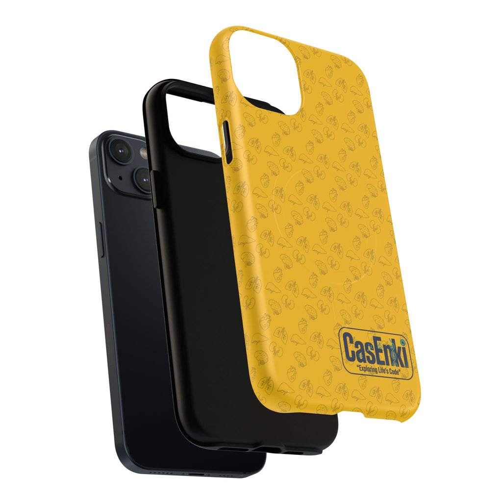 Magnetic Tough Phone Case — Clear Protective Case with Subtle Pattern