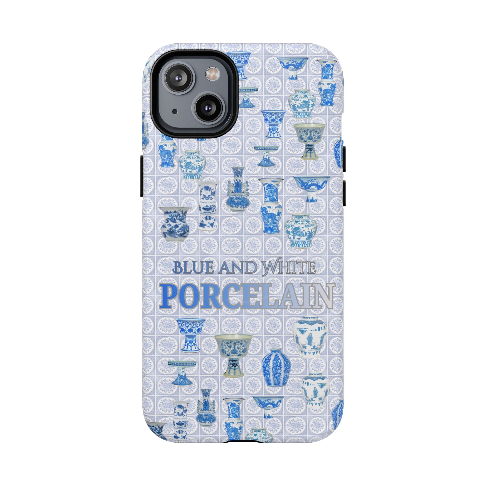 MEHIST004 Blue & White Porcelain Magnetic Tough Phone Case