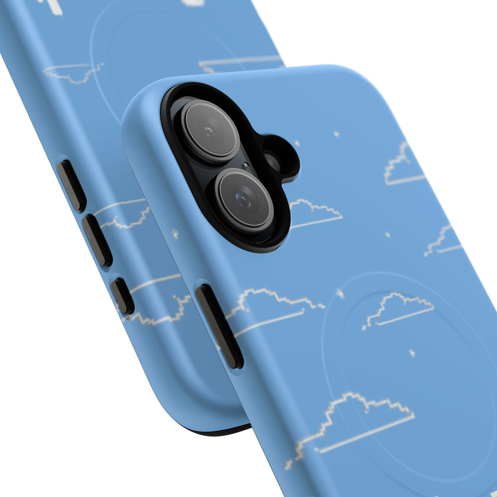MEME004 iPhone Tough Magnetic Case — Pixel Runner Desert Design