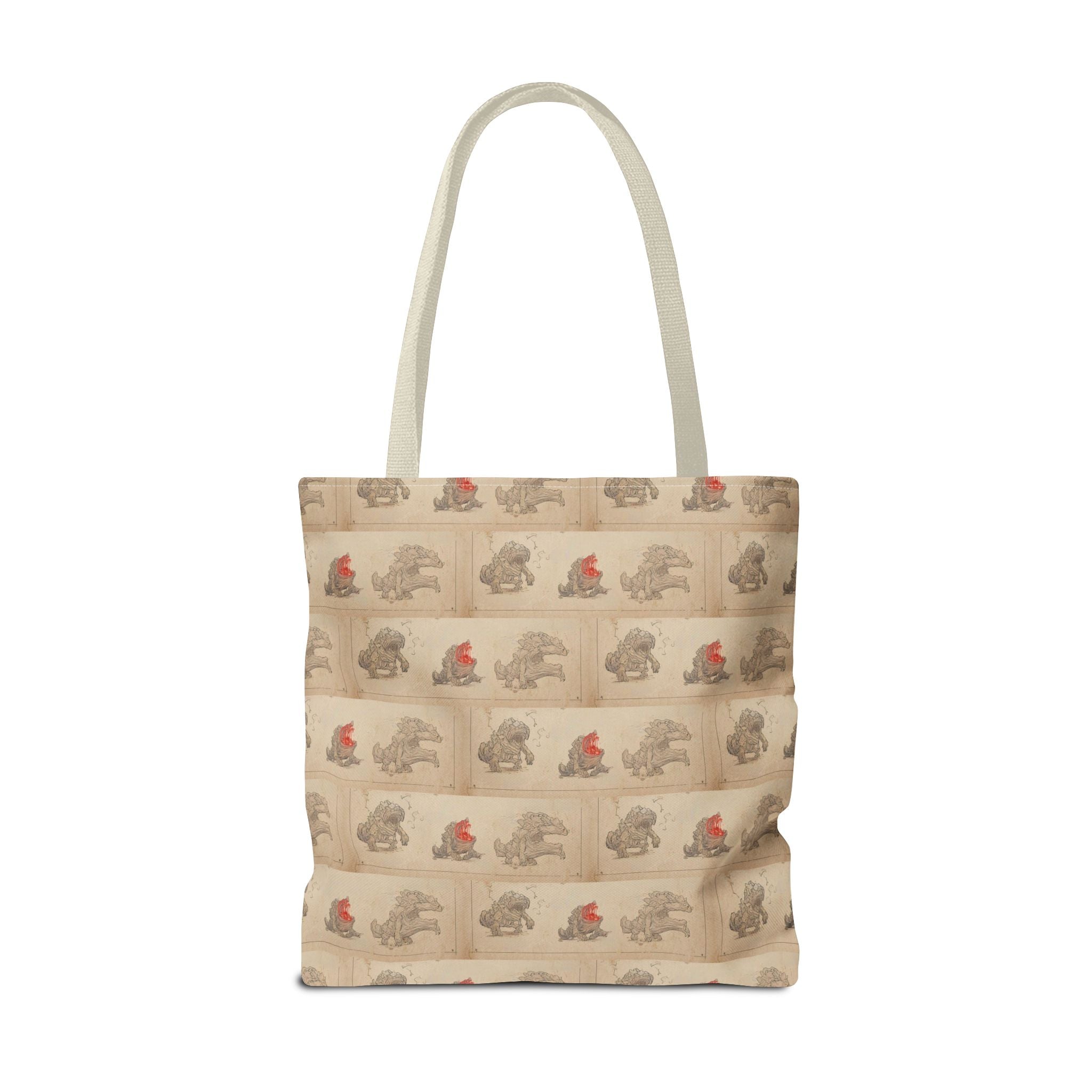 MOUMONS006 Tote Bag — Cute Retro Dog Shopper