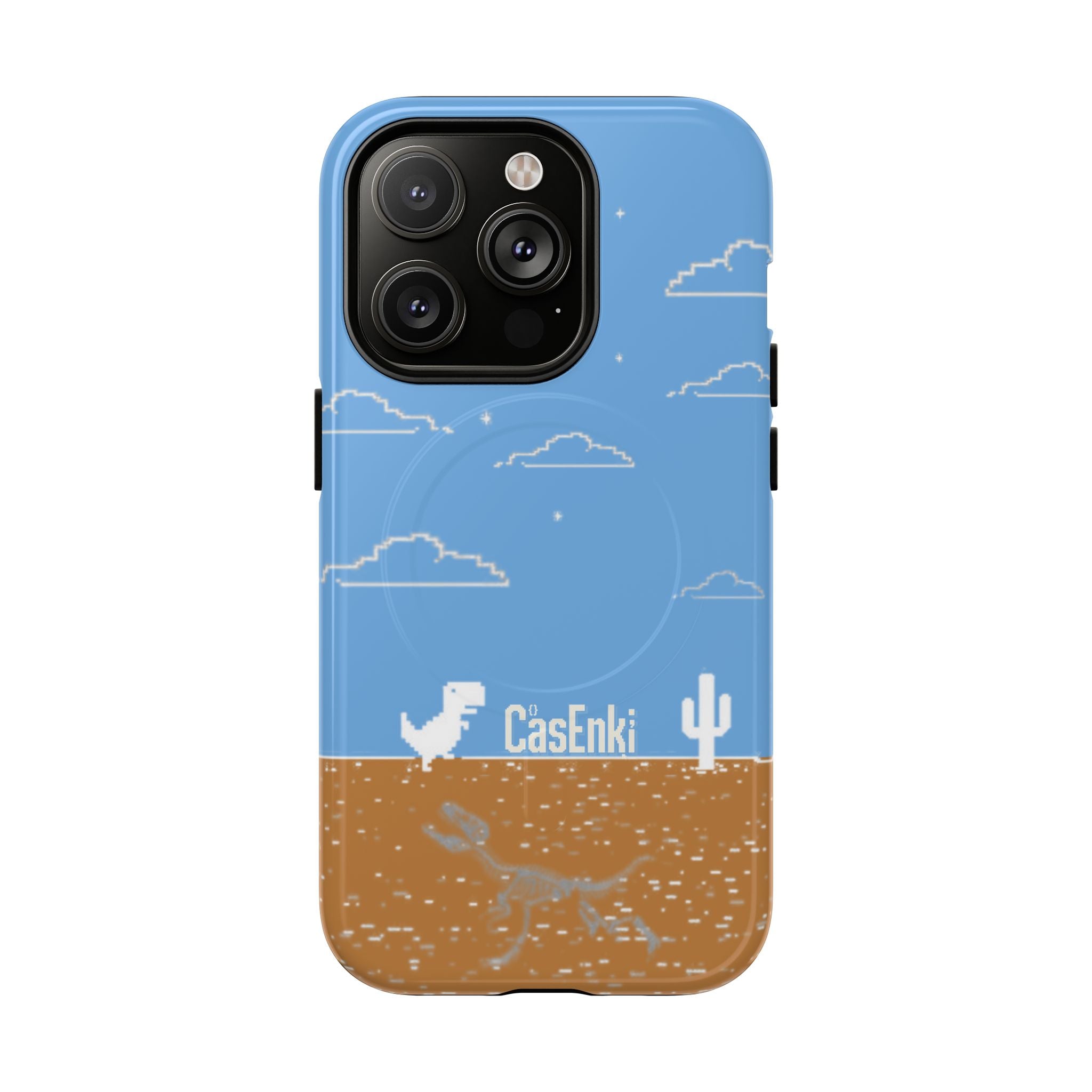 MEME004 iPhone Tough Magnetic Case — Pixel Runner Desert Design