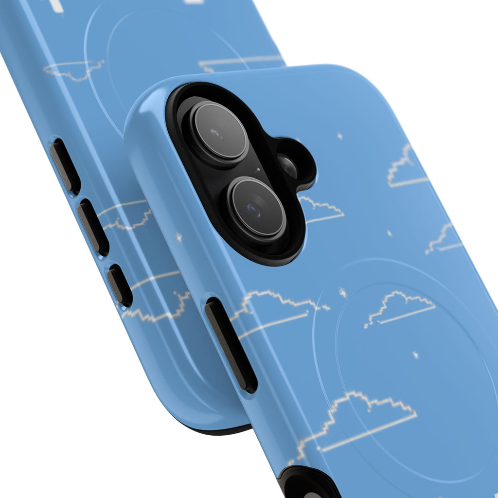 MEME004 iPhone Tough Magnetic Case — Pixel Runner Desert Design