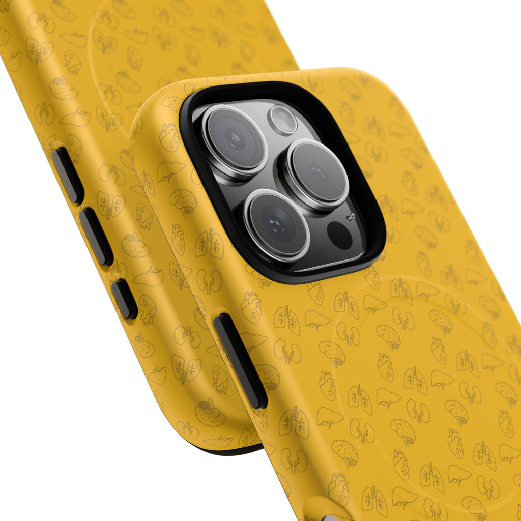Magnetic Tough Phone Case — Clear Protective Case with Subtle Pattern
