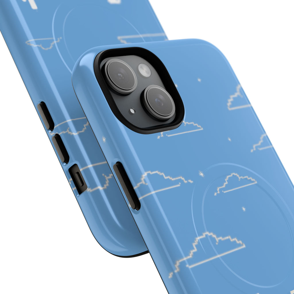 MEME004 iPhone Tough Magnetic Case — Pixel Runner Desert Design