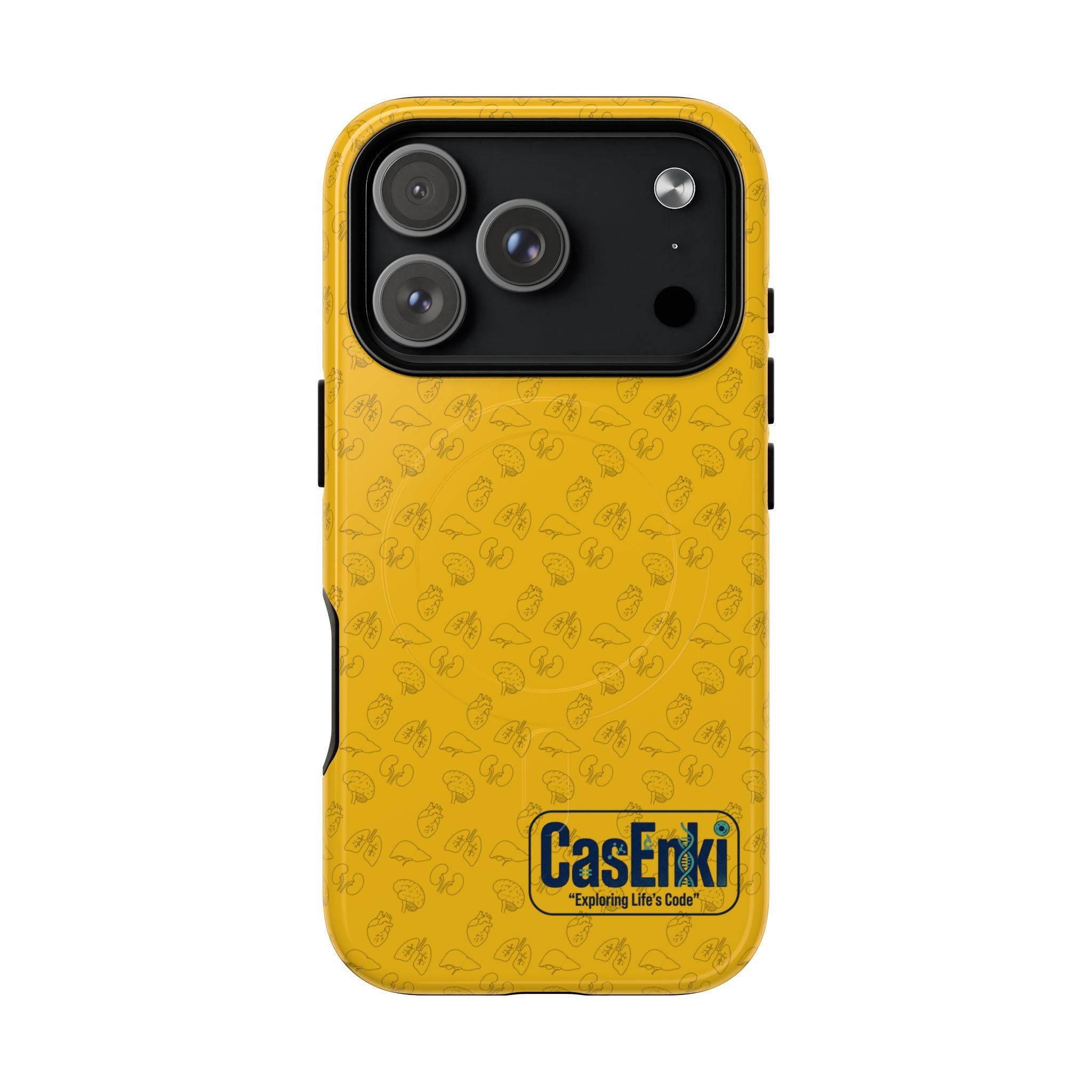 Magnetic Tough Phone Case — Clear Protective Case with Subtle Pattern