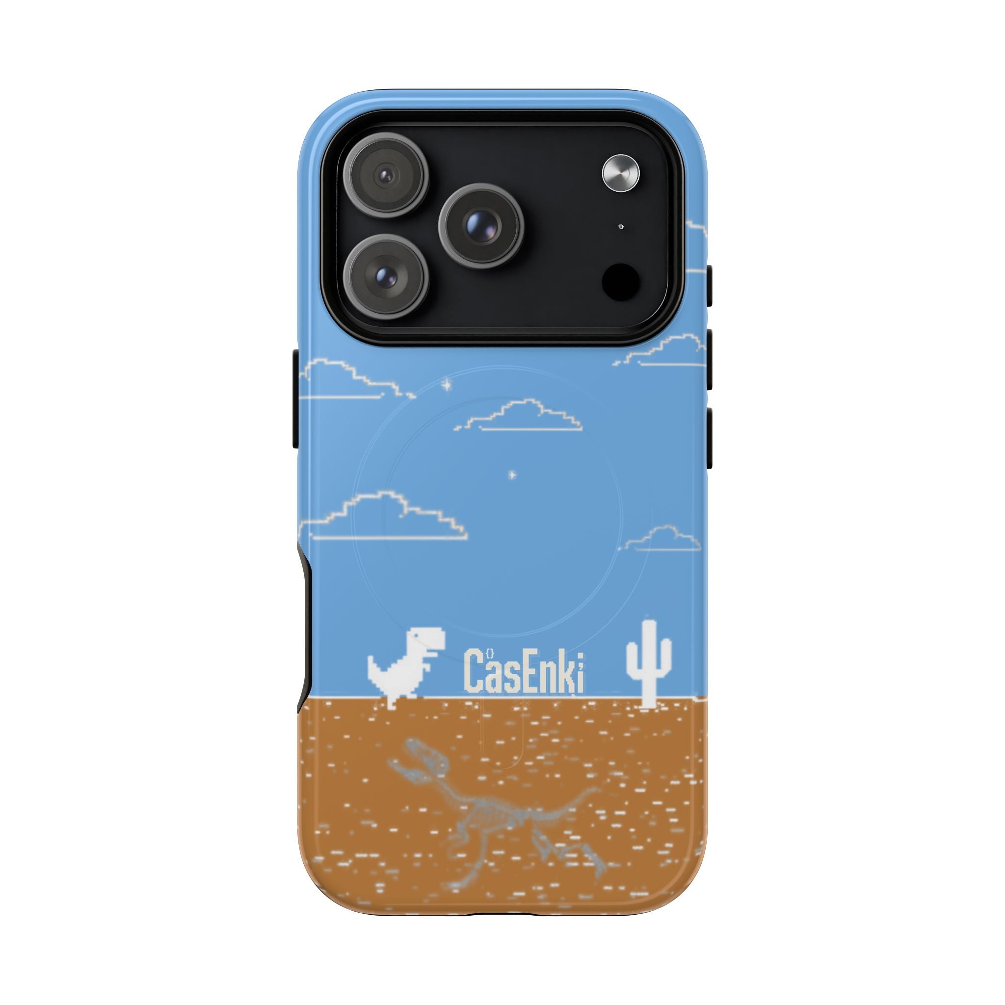 MEME004 iPhone Tough Magnetic Case — Pixel Runner Desert Design