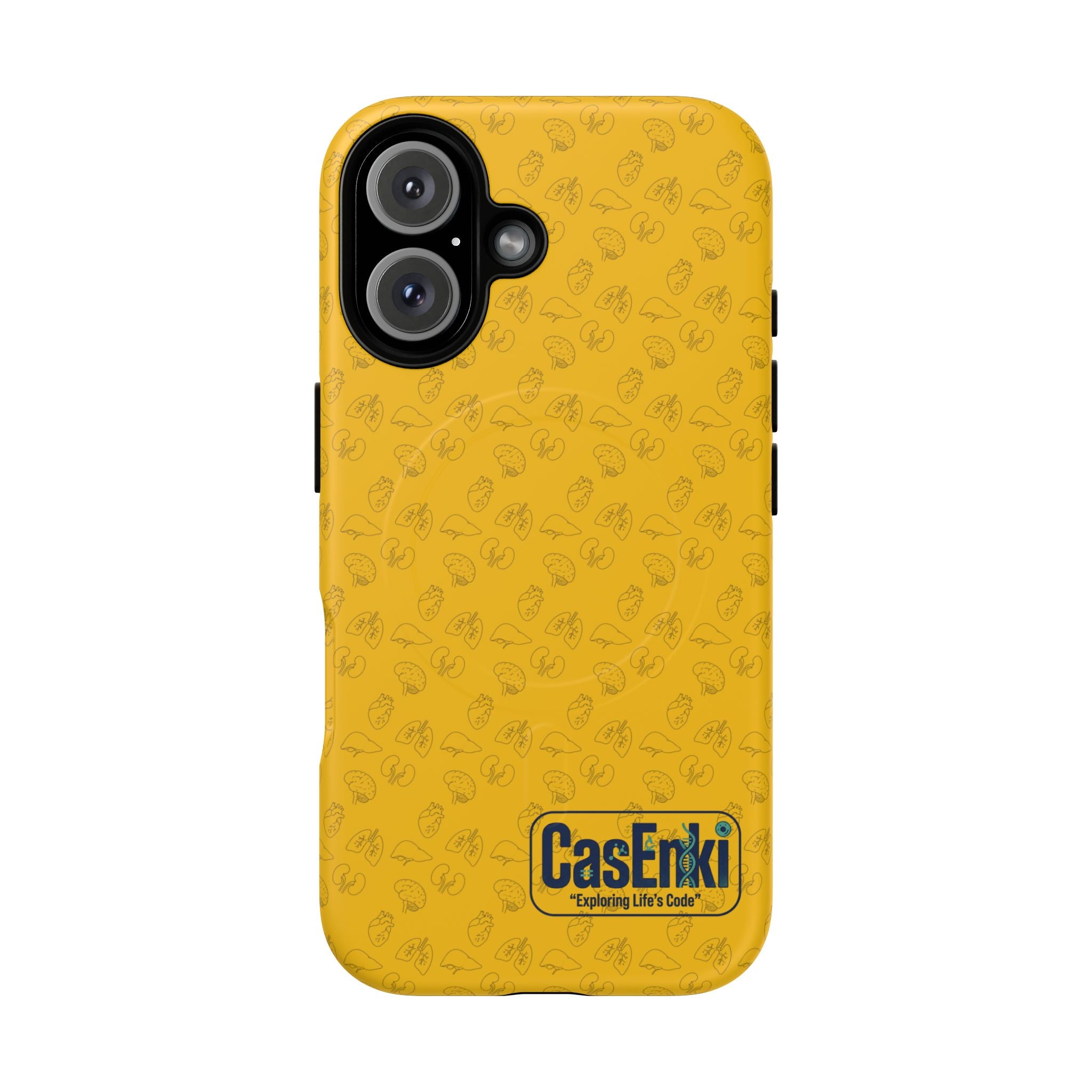 Magnetic Tough Phone Case — Clear Protective Case with Subtle Pattern