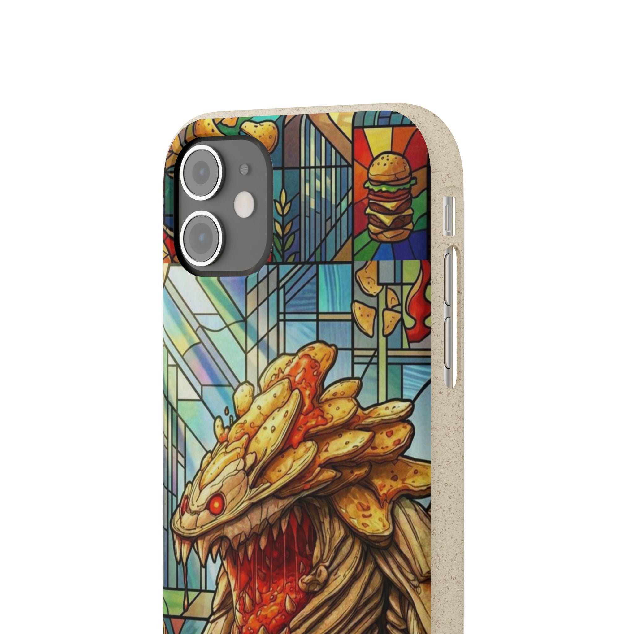 Special MOUMONS006 stained glass Biodegradable Phone Case