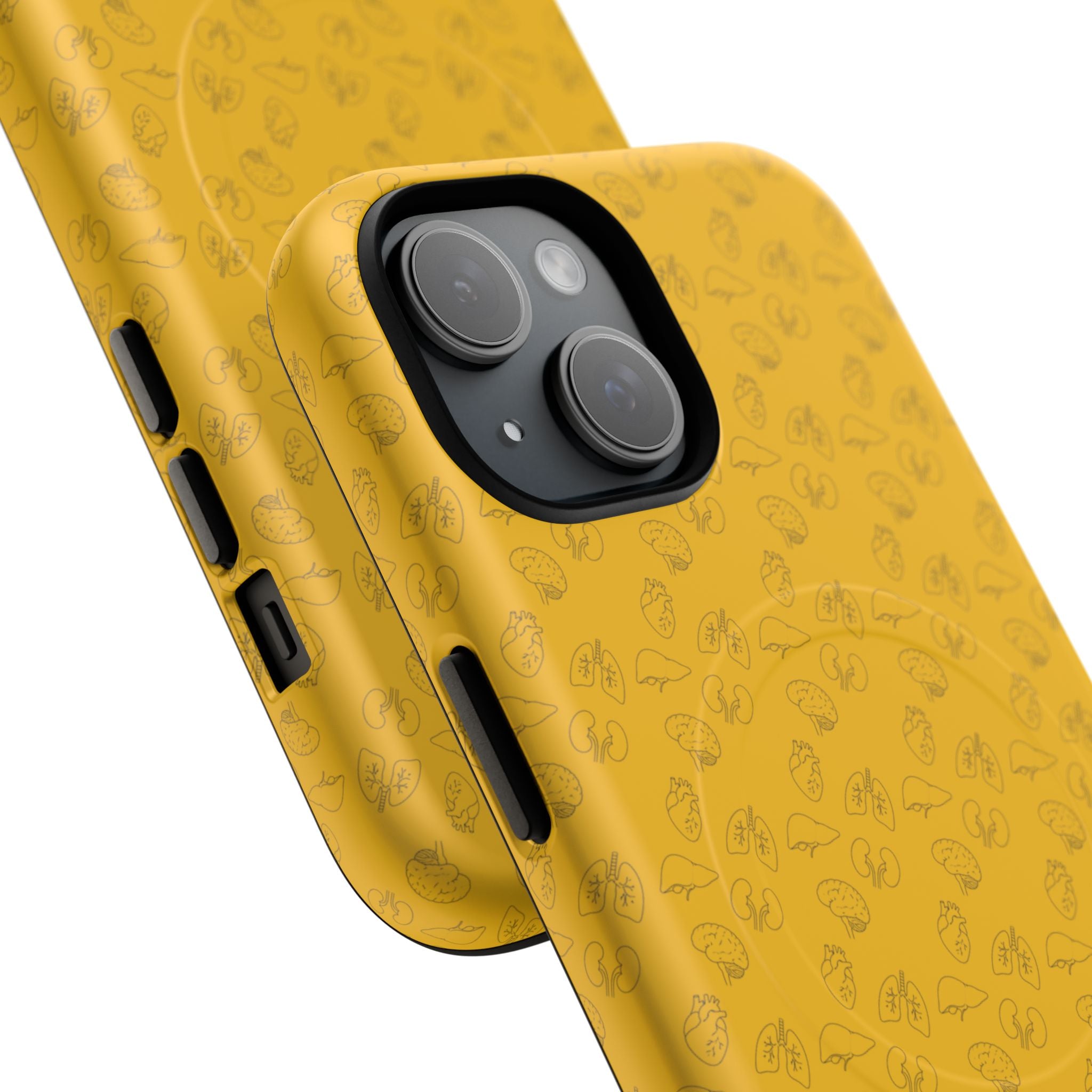 Magnetic Tough Phone Case — Clear Protective Case with Subtle Pattern