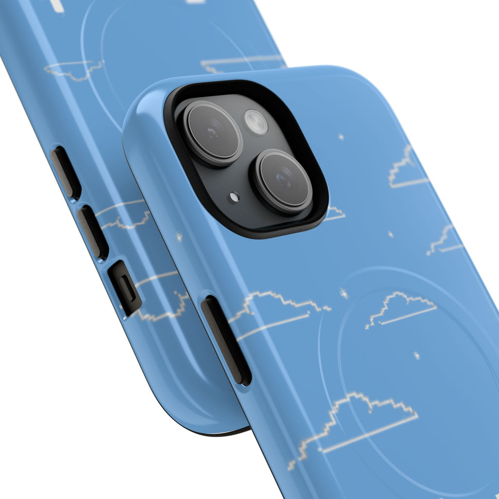 MEME004 iPhone Tough Magnetic Case — Pixel Runner Desert Design