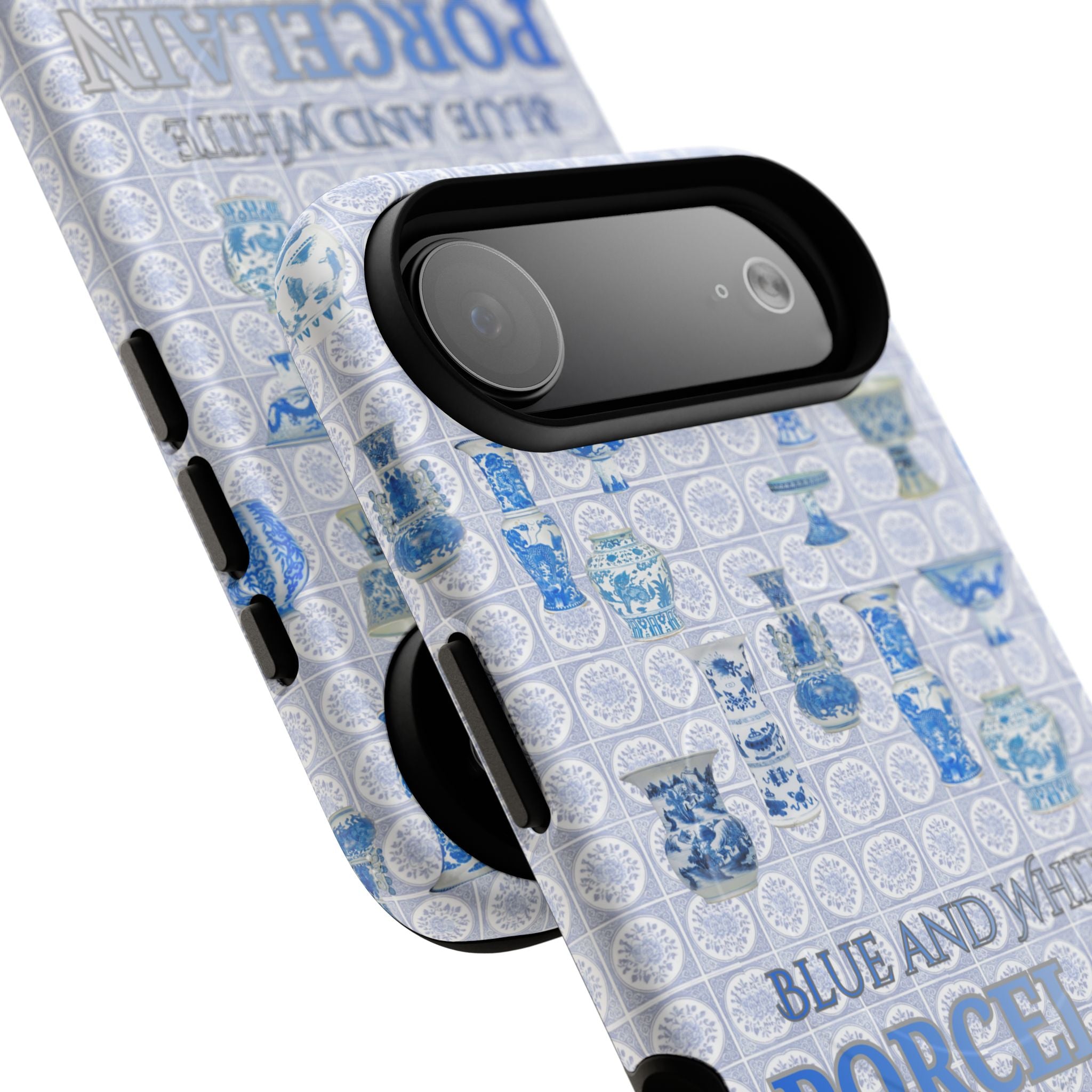 MEHIST004 Blue & White Porcelain Magnetic Tough Phone Case