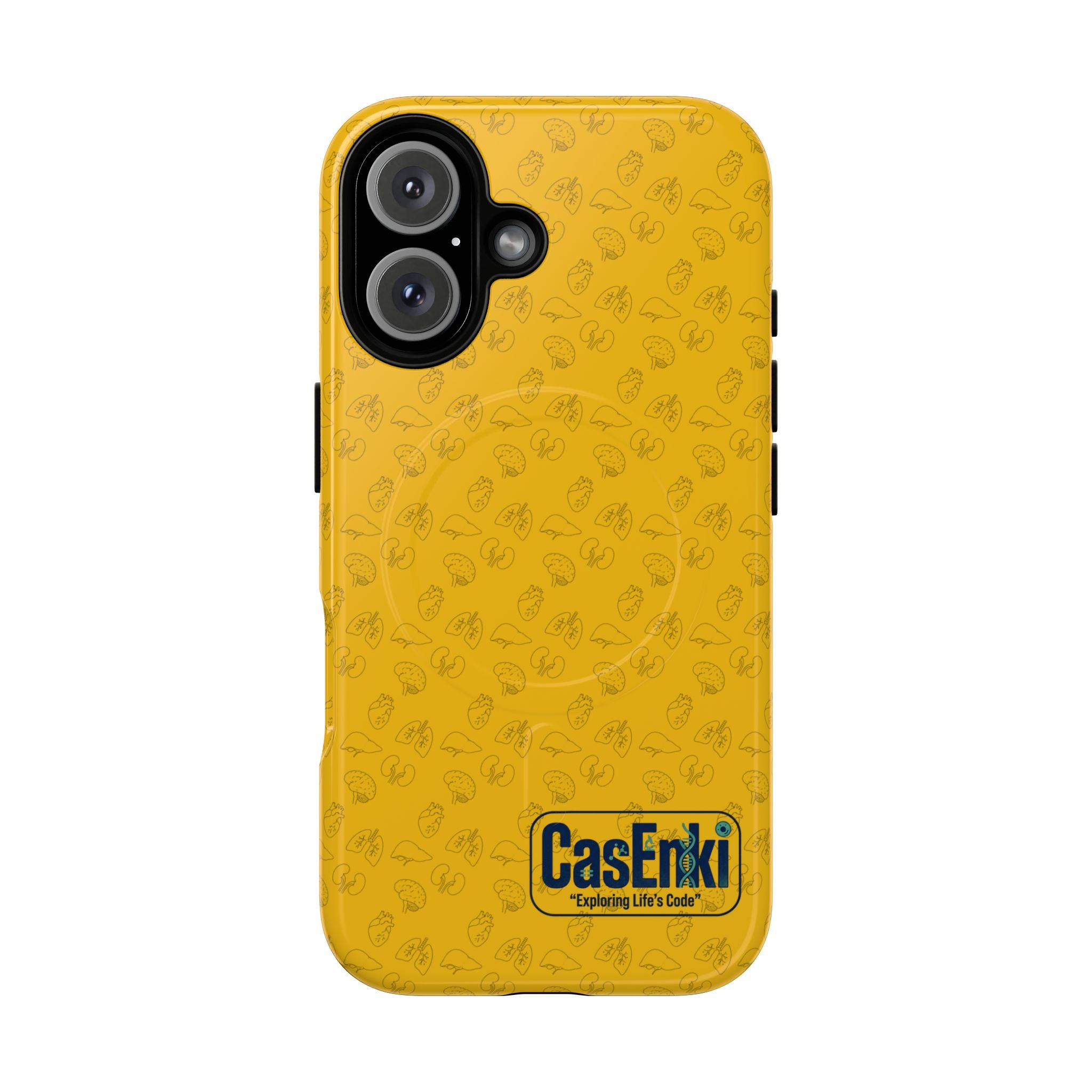 Magnetic Tough Phone Case — Clear Protective Case with Subtle Pattern