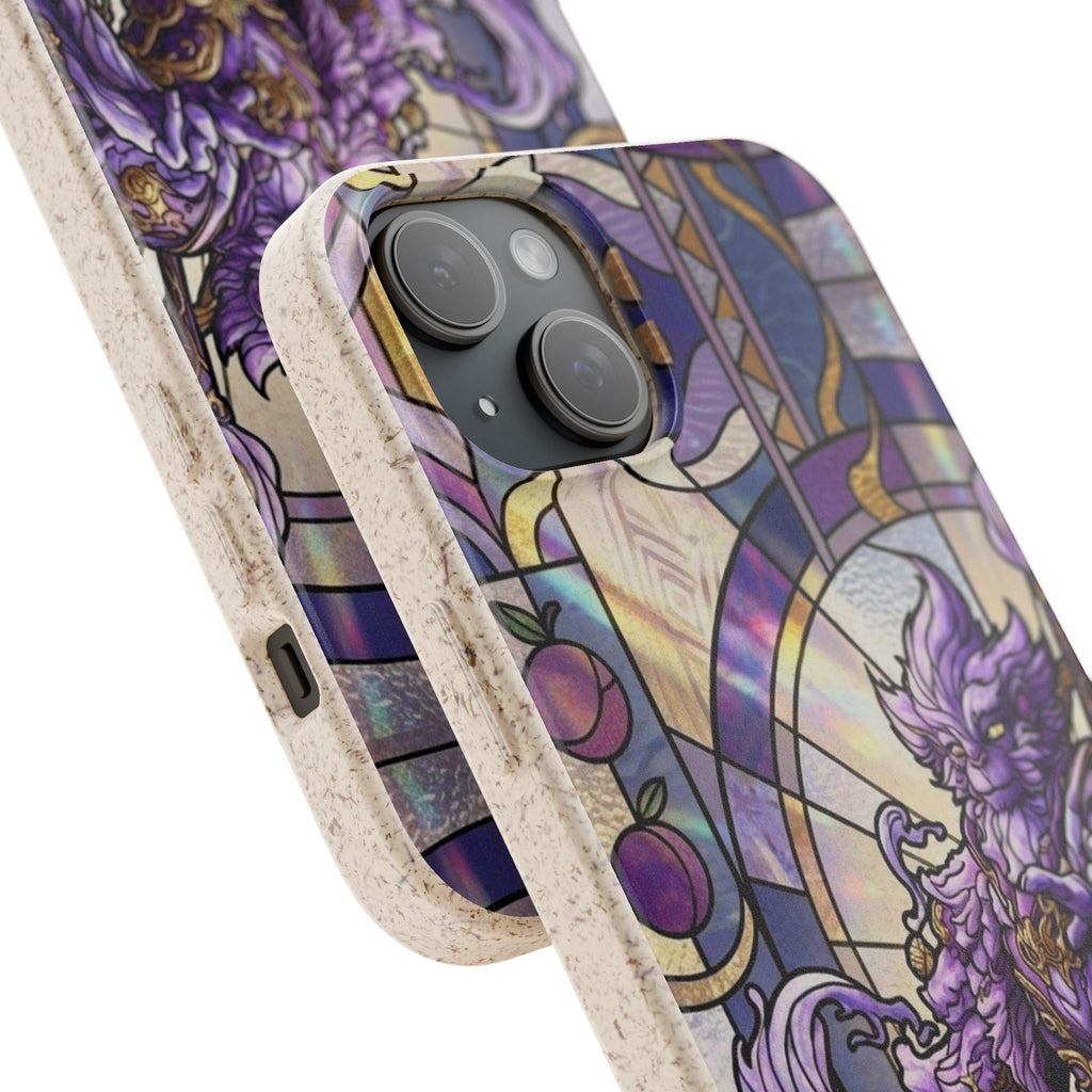 Special MOUMONS003 stained glass Biodegradable Phone Case