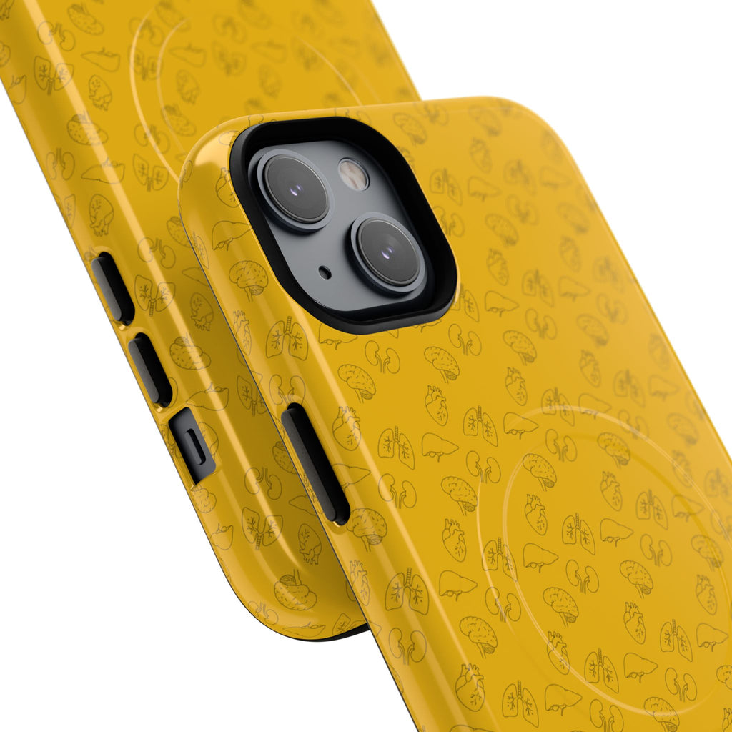 Magnetic Tough Phone Case — Clear Protective Case with Subtle Pattern