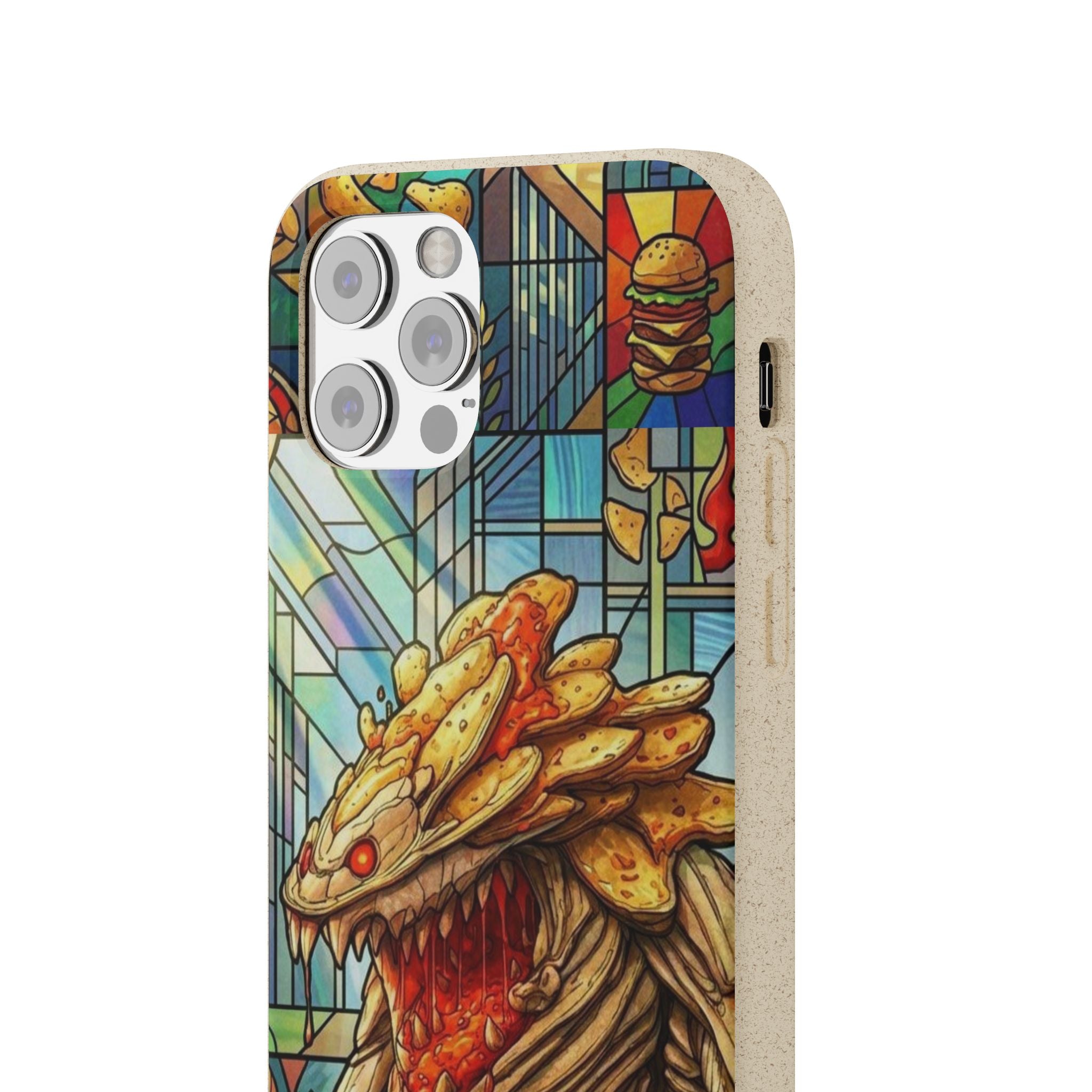 Special MOUMONS006 stained glass Biodegradable Phone Case