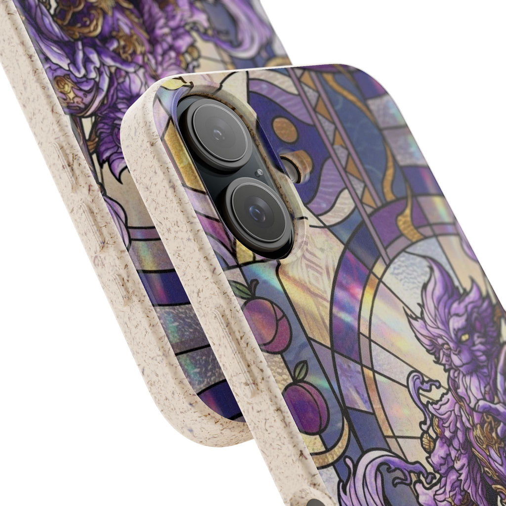 Special MOUMONS003 stained glass Biodegradable Phone Case