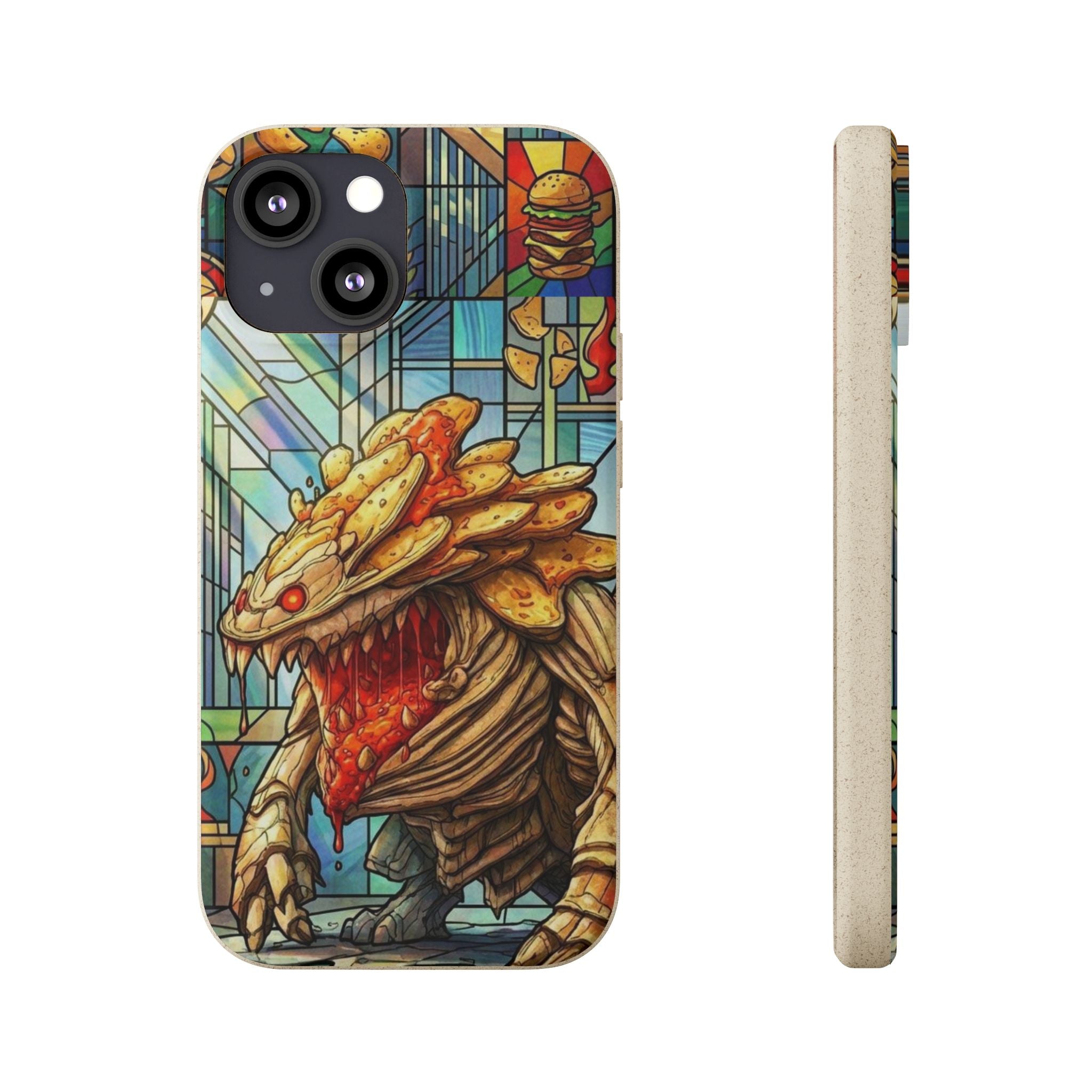 Special MOUMONS006 stained glass Biodegradable Phone Case