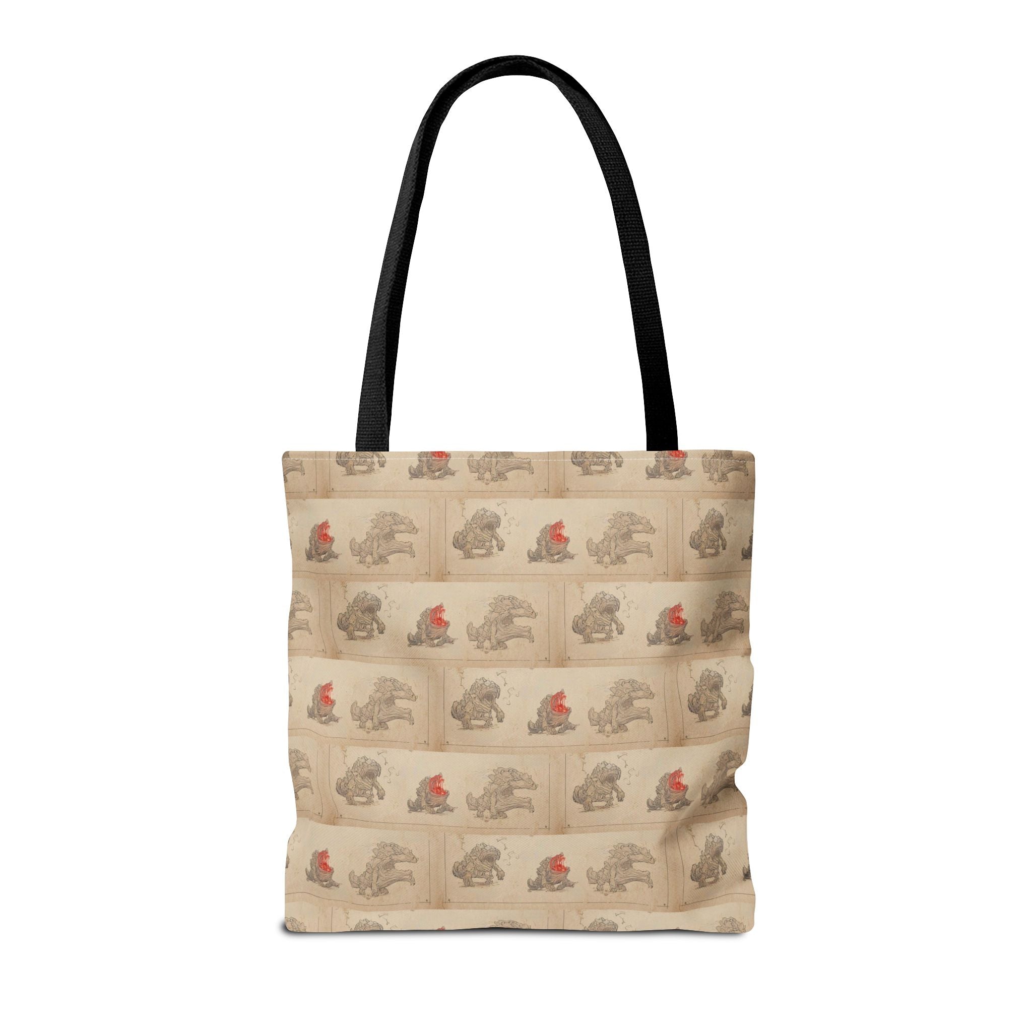 MOUMONS006 Tote Bag — Cute Retro Dog Shopper