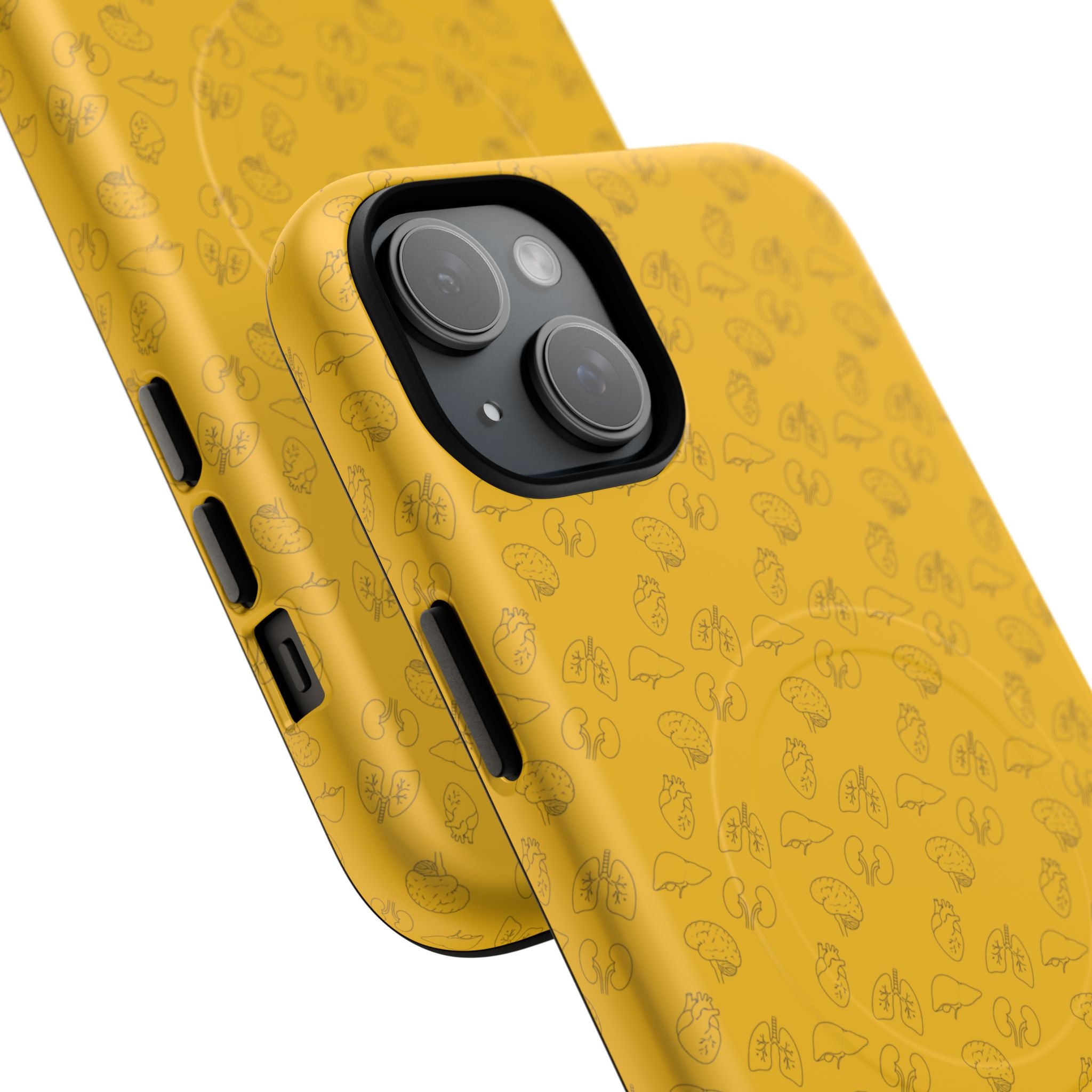 Magnetic Tough Phone Case — Clear Protective Case with Subtle Pattern