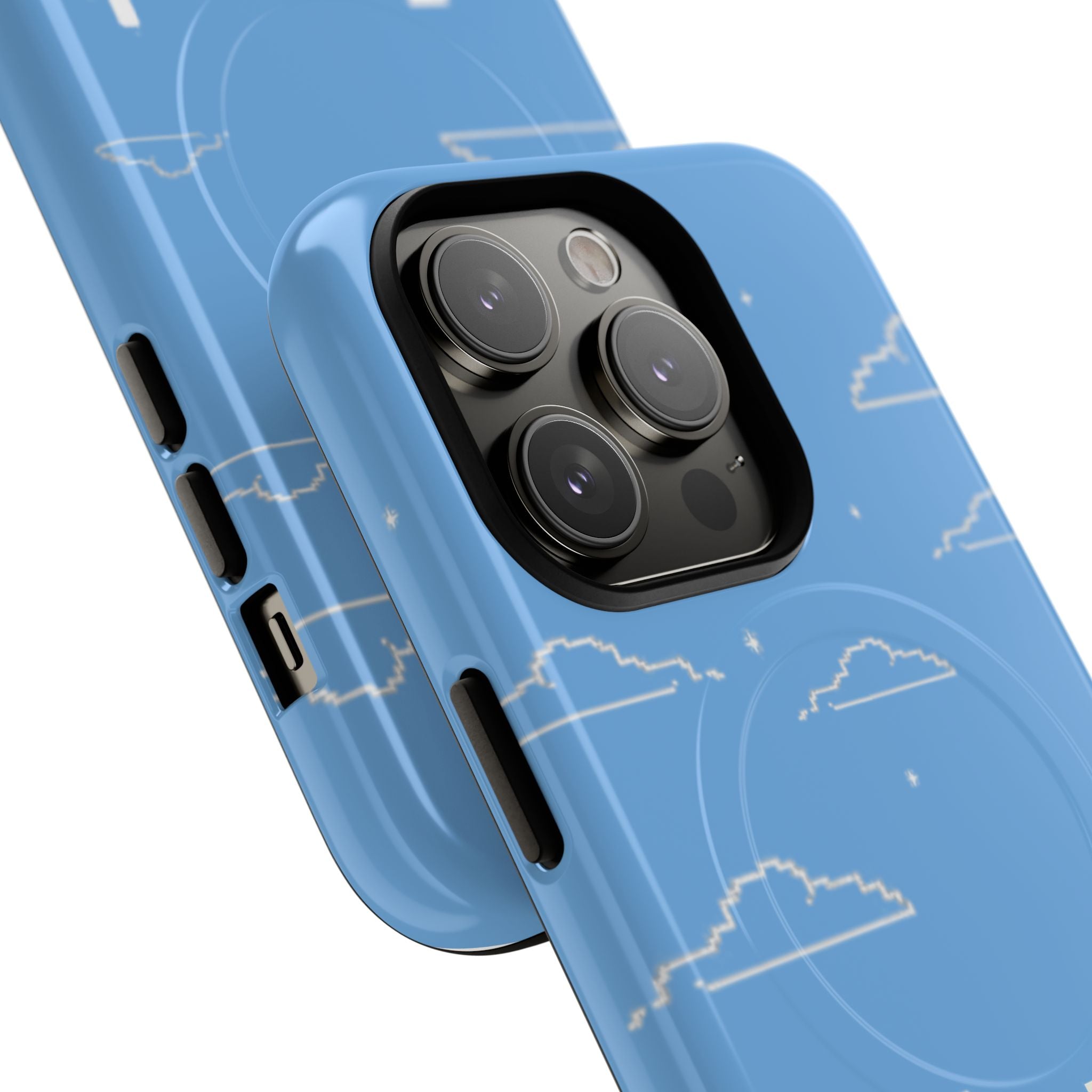 MEME004 iPhone Tough Magnetic Case — Pixel Runner Desert Design