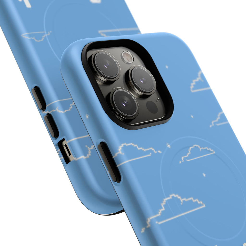 MEME004 iPhone Tough Magnetic Case — Pixel Runner Desert Design