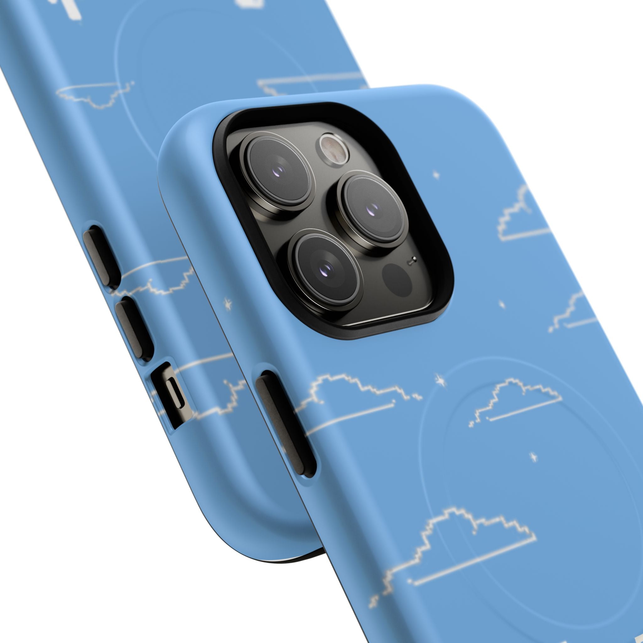 MEME004 iPhone Tough Magnetic Case — Pixel Runner Desert Design
