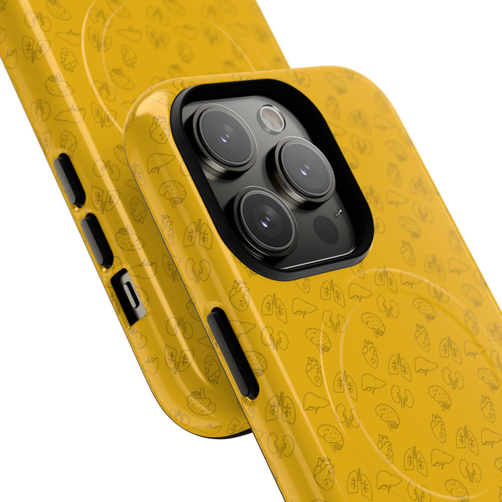 Magnetic Tough Phone Case — Clear Protective Case with Subtle Pattern