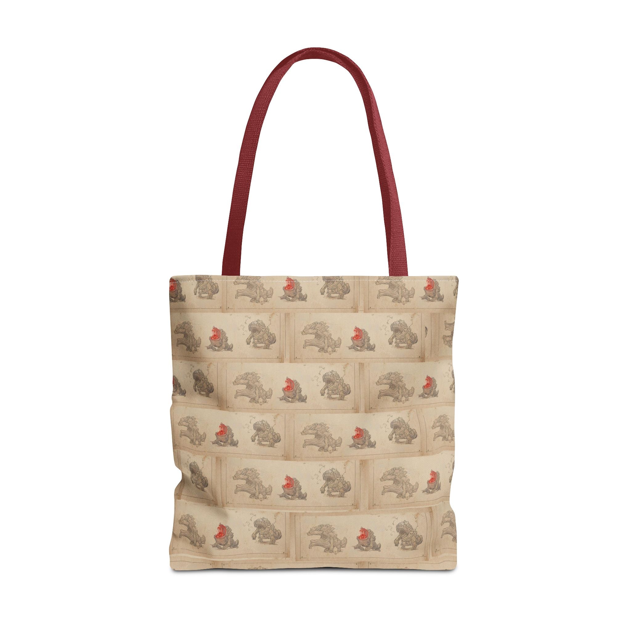 MOUMONS006 Tote Bag — Cute Retro Dog Shopper
