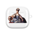 AirPod Case — Vintage Royal Portrait & Imperial Crest Silicone Cover