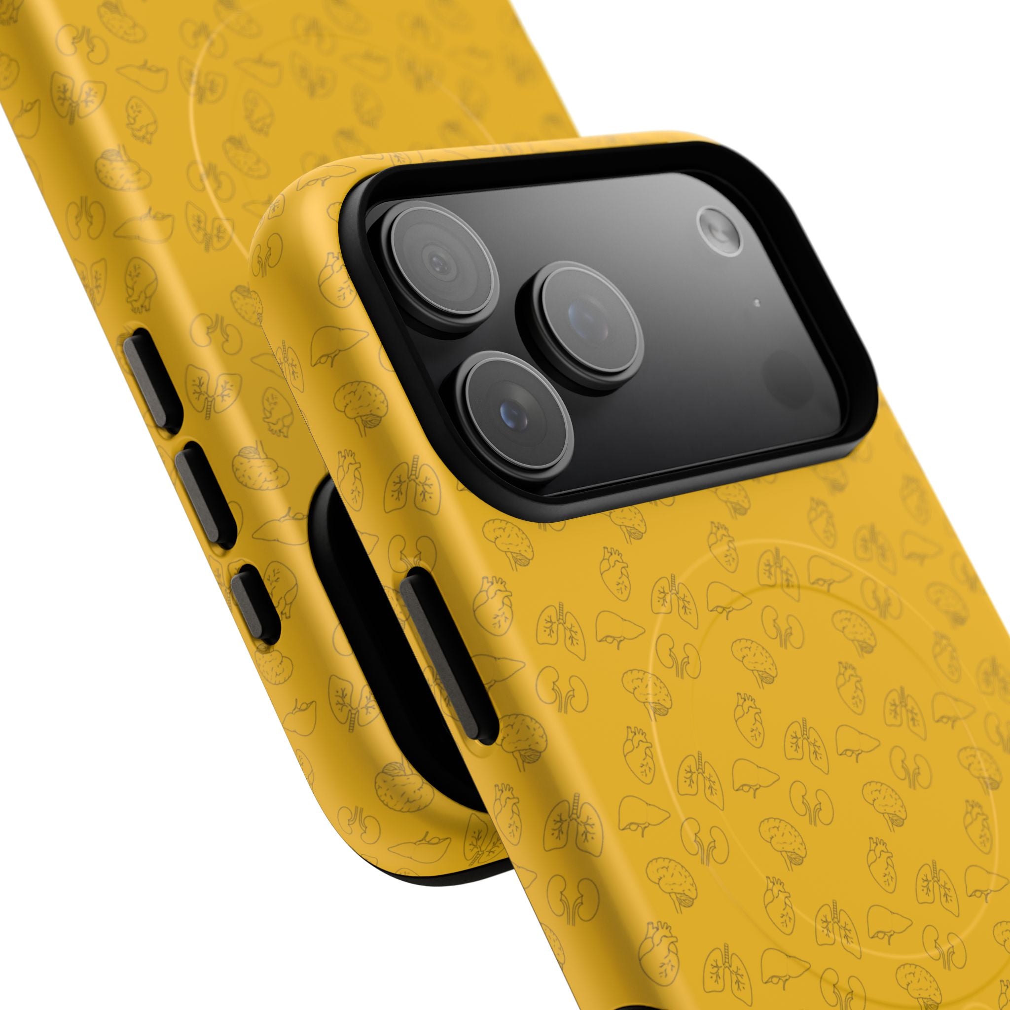 Magnetic Tough Phone Case — Clear Protective Case with Subtle Pattern