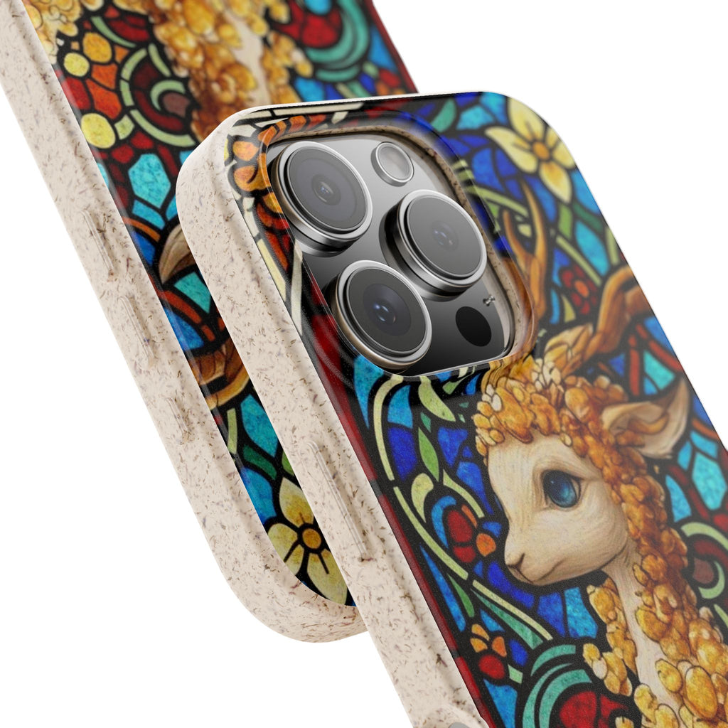 Special MOUMONS001 stained glass Biodegradable Phone Case