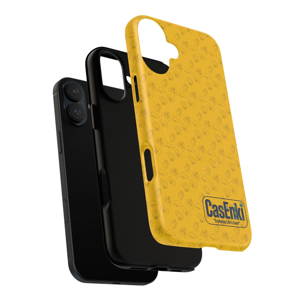 Magnetic Tough Phone Case — Clear Protective Case with Subtle Pattern