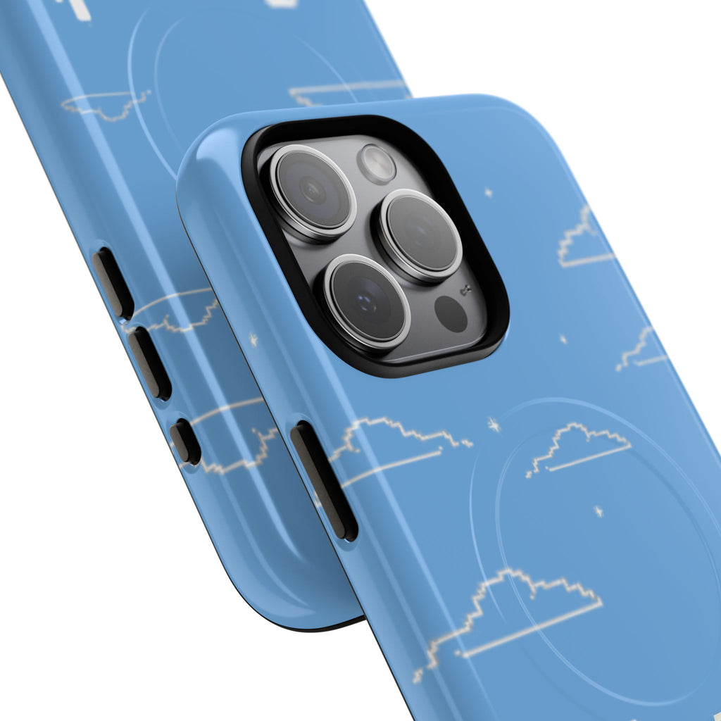 MEME004 iPhone Tough Magnetic Case — Pixel Runner Desert Design
