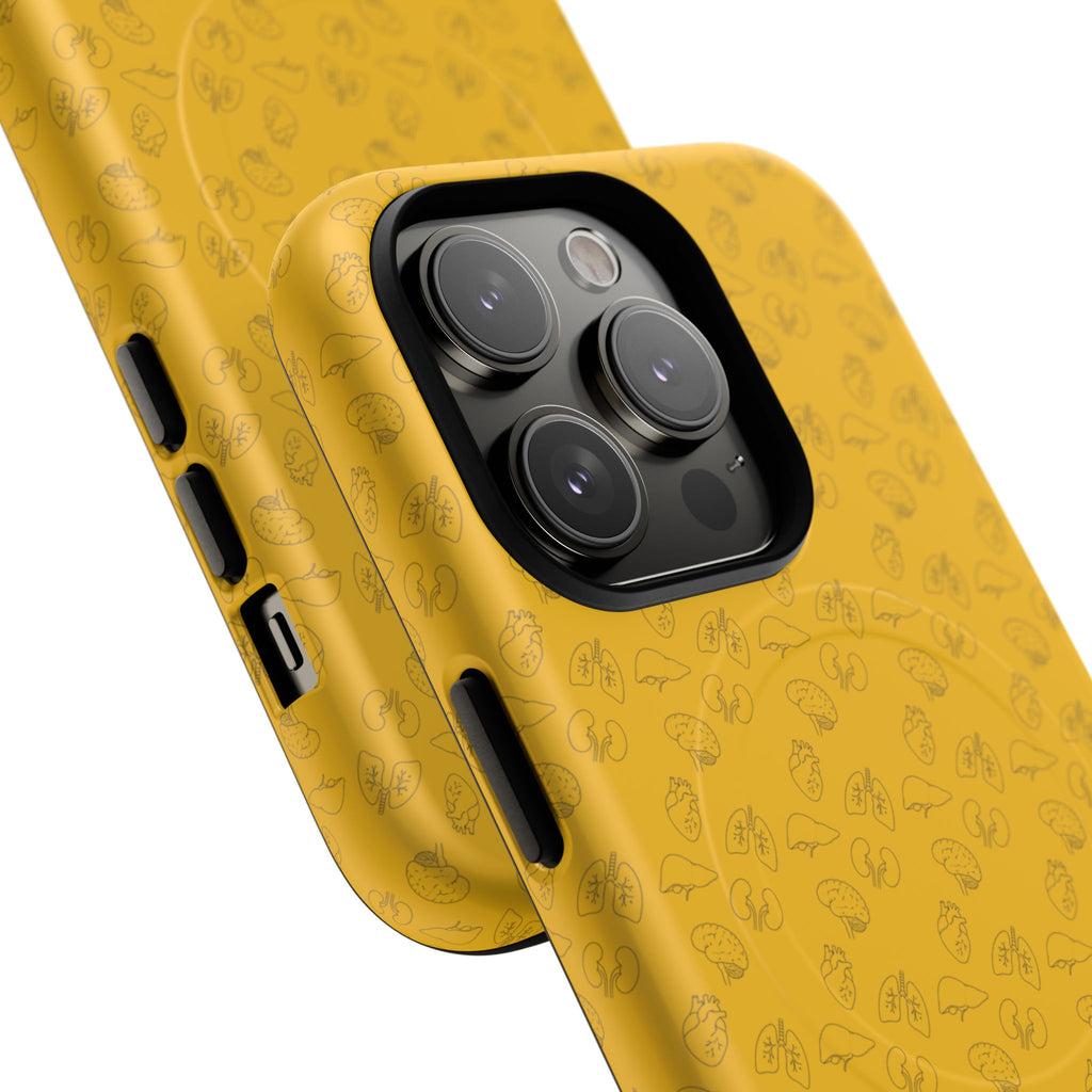 Magnetic Tough Phone Case — Clear Protective Case with Subtle Pattern