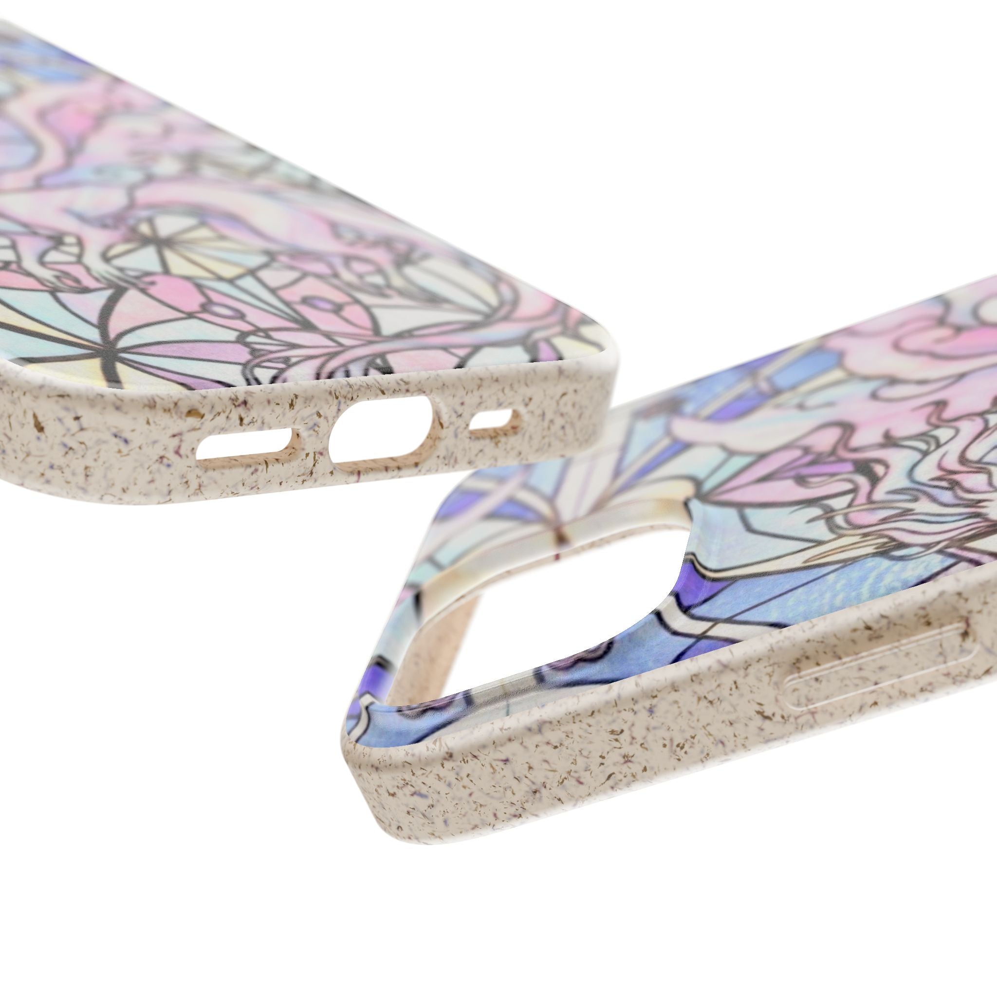 Special MOUMONS024 stained glass biodegradable Phone Case