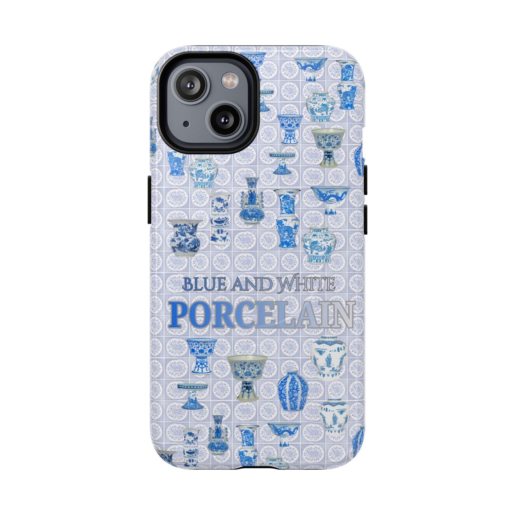 MEHIST004 Blue & White Porcelain Magnetic Tough Phone Case