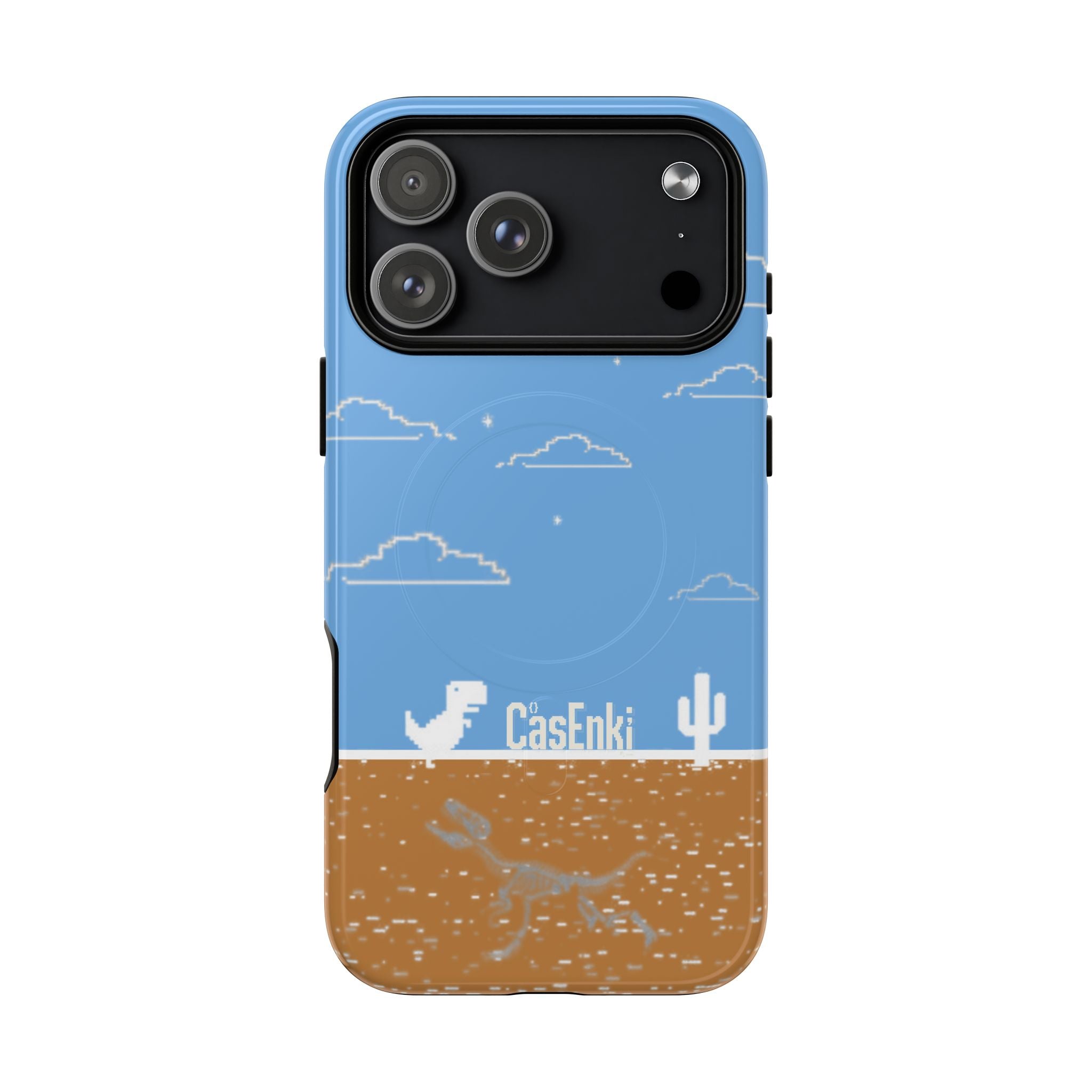 MEME004 iPhone Tough Magnetic Case — Pixel Runner Desert Design