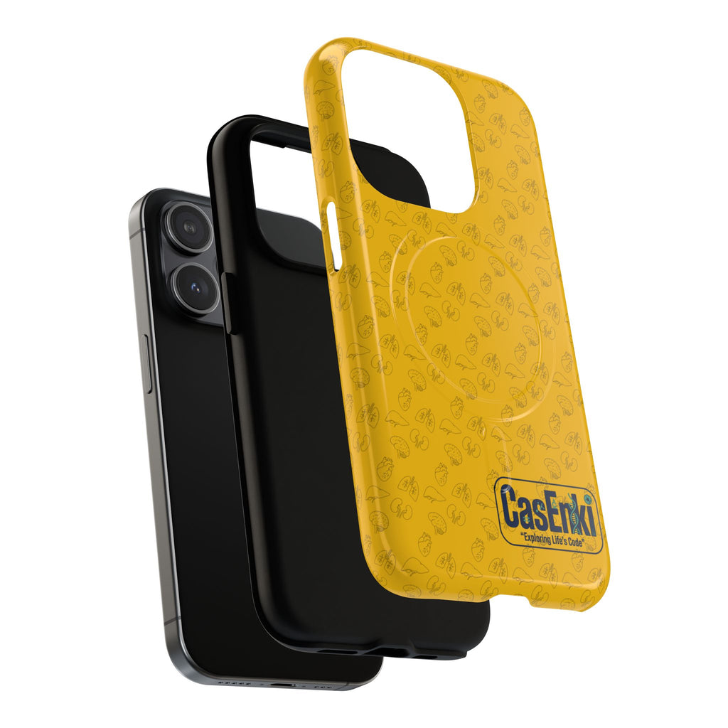 Magnetic Tough Phone Case — Clear Protective Case with Subtle Pattern