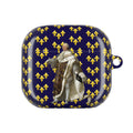 POD001 Regal French King AirPod Case – Vintage Royal Coat of Arms Design