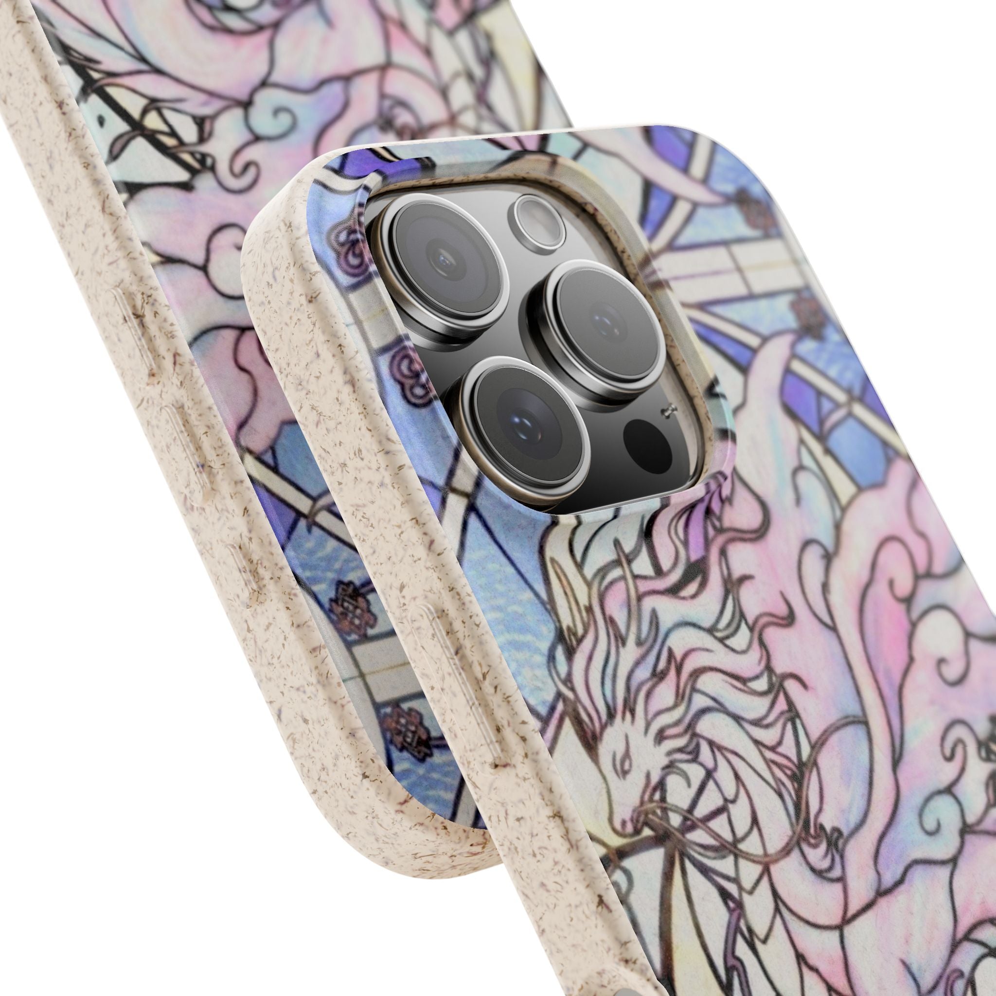 Special MOUMONS024 stained glass biodegradable Phone Case