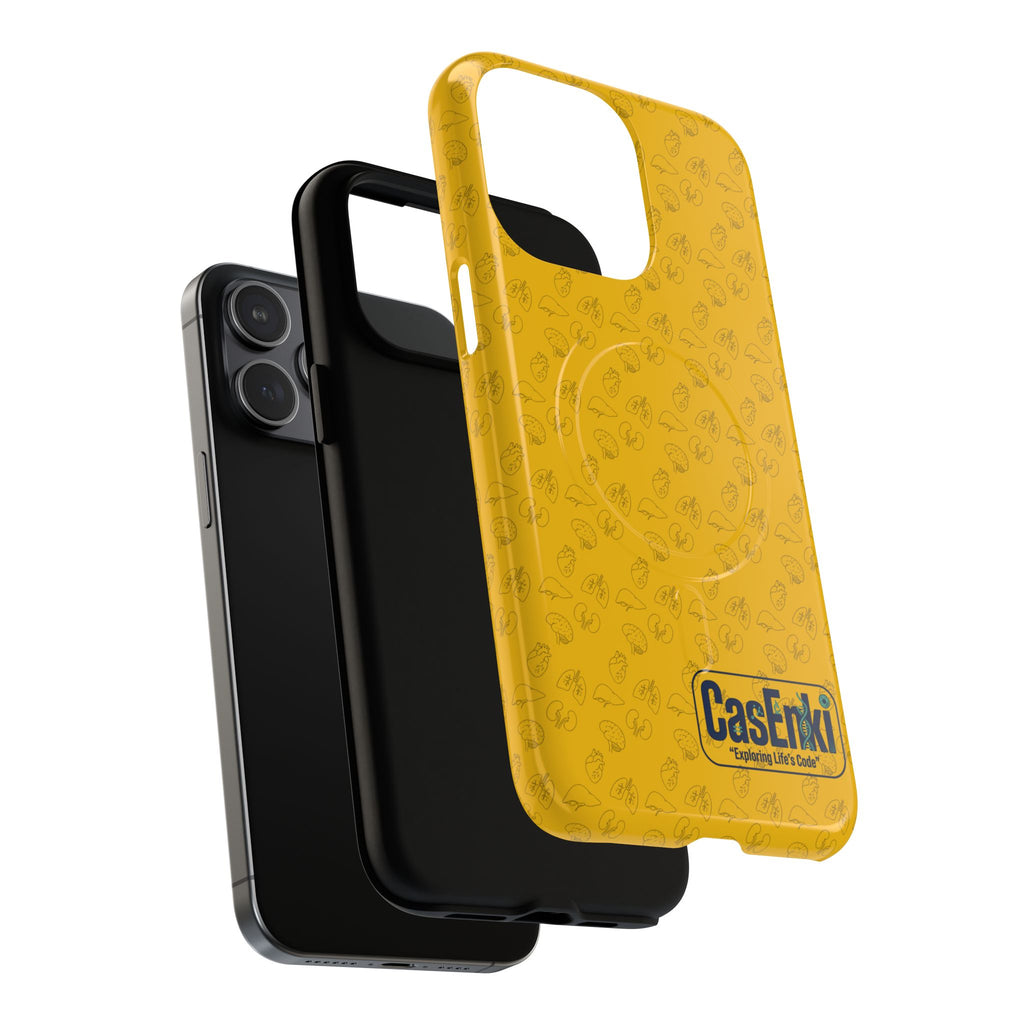 Magnetic Tough Phone Case — Clear Protective Case with Subtle Pattern