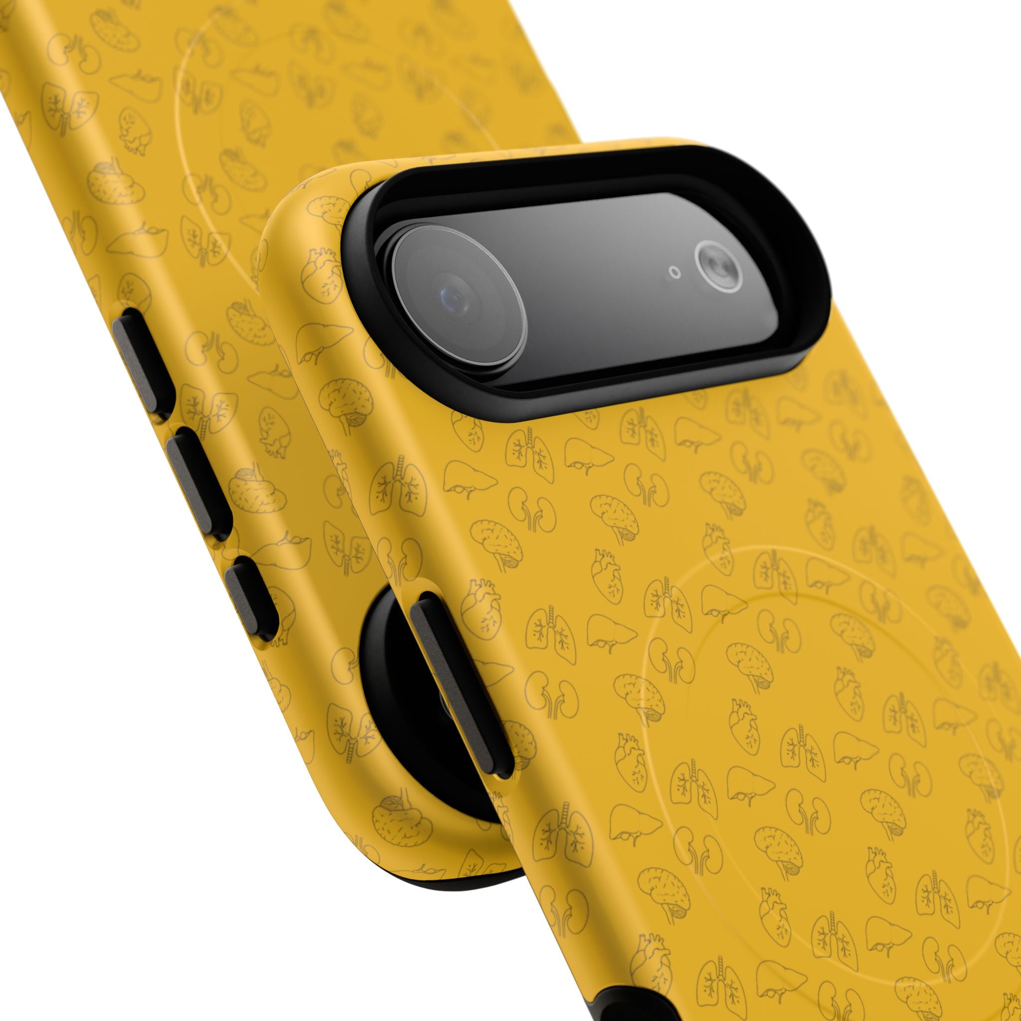 Magnetic Tough Phone Case — Clear Protective Case with Subtle Pattern