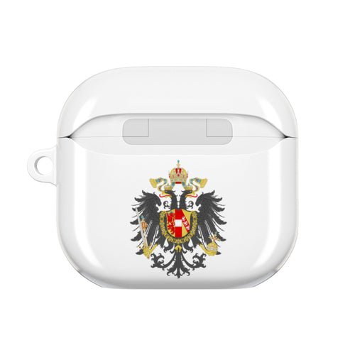 AirPod Case — Vintage Royal Portrait & Imperial Crest Silicone Cover