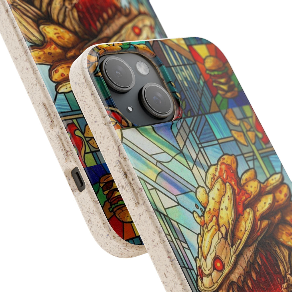 Special MOUMONS006 stained glass Biodegradable Phone Case