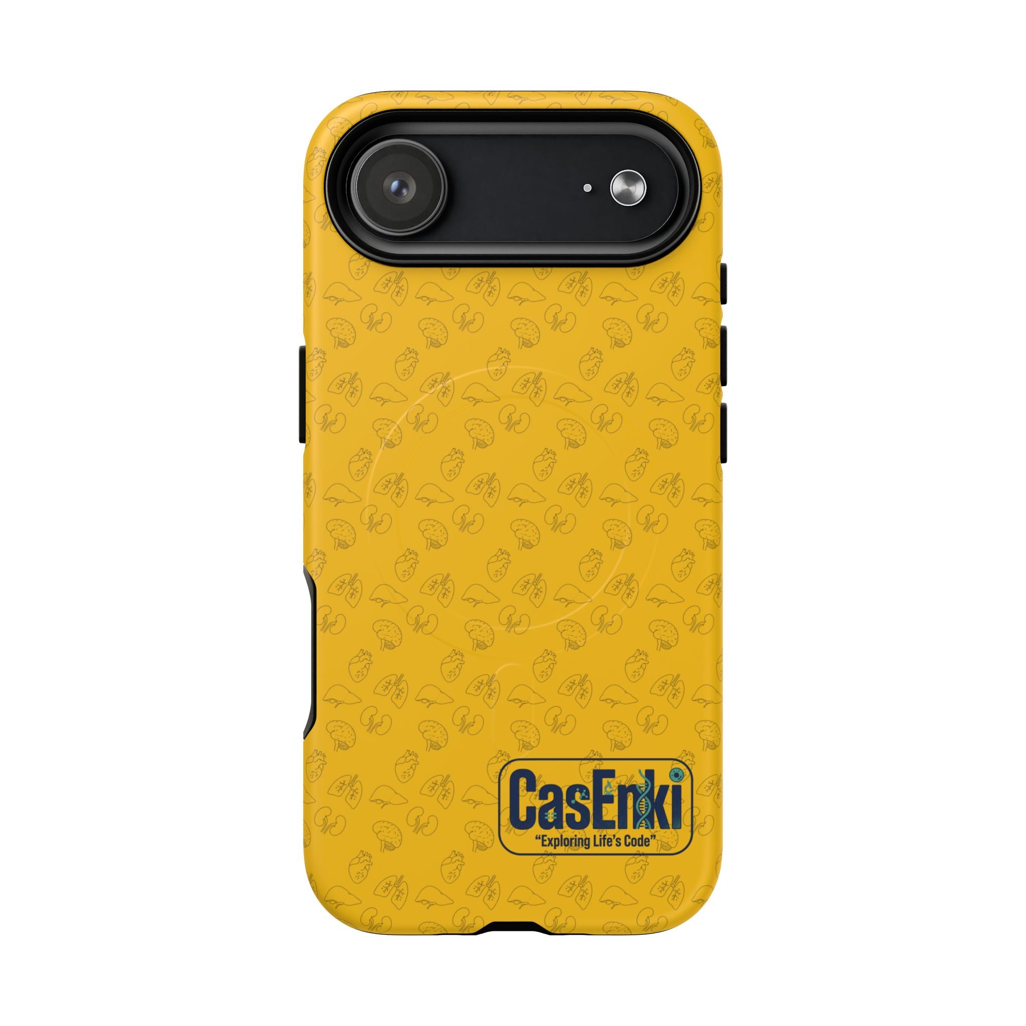 Magnetic Tough Phone Case — Clear Protective Case with Subtle Pattern