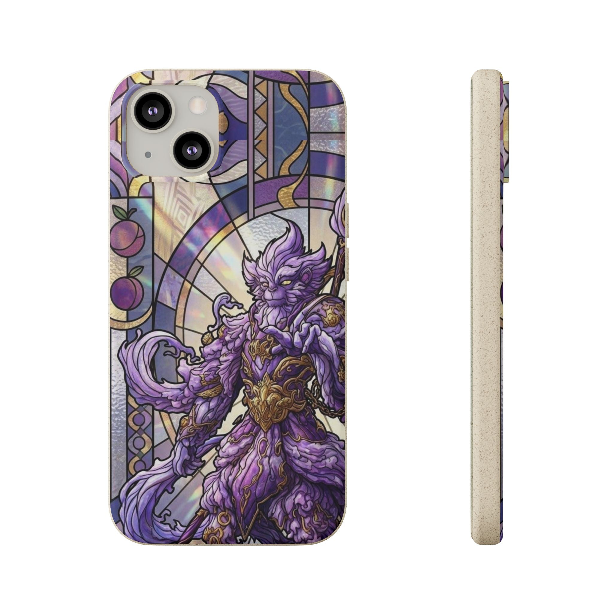 Special MOUMONS003 stained glass Biodegradable Phone Case